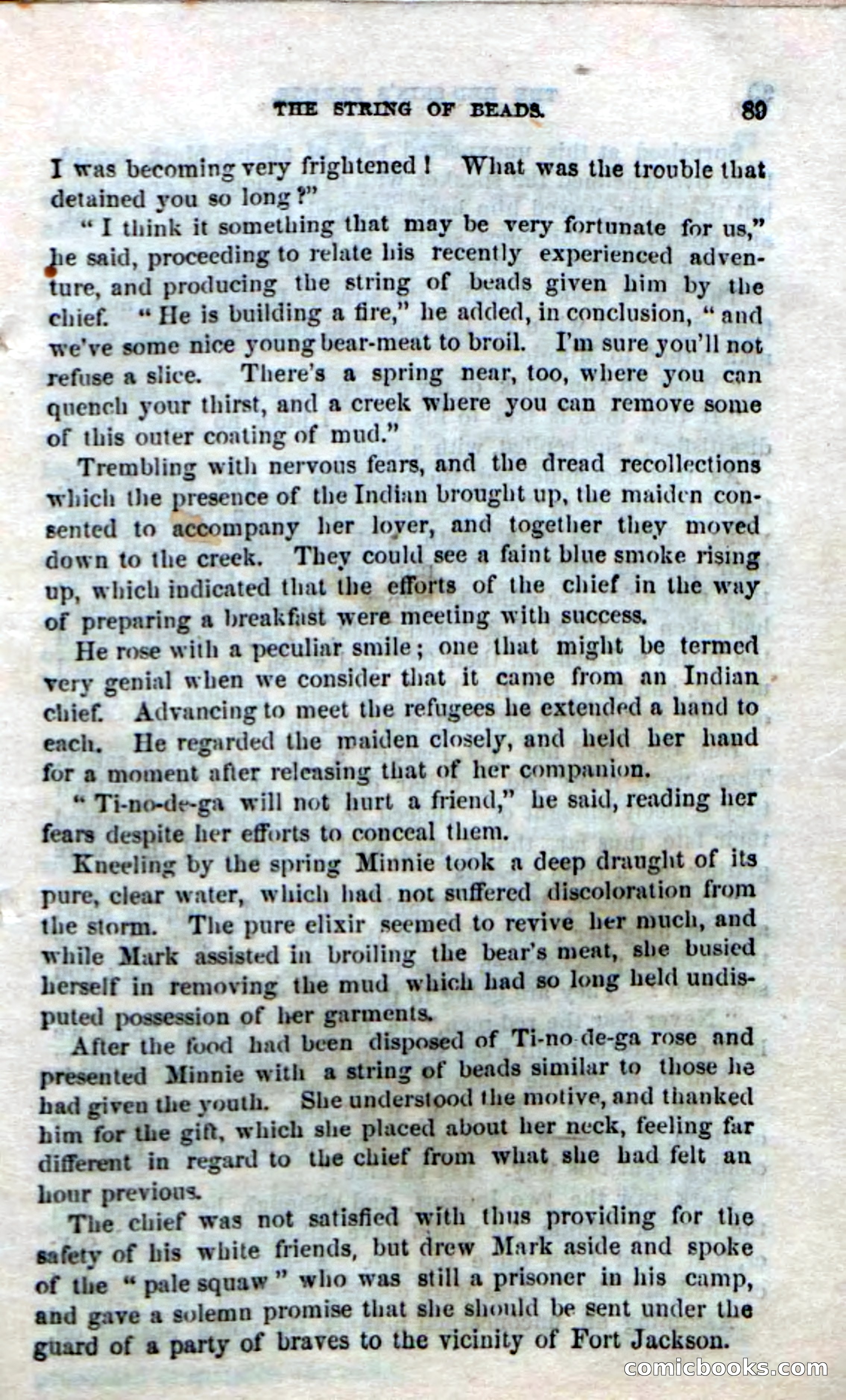 Beadle's Dime Novels No. 166: Red-Skin's Pledge — page 87 of 100