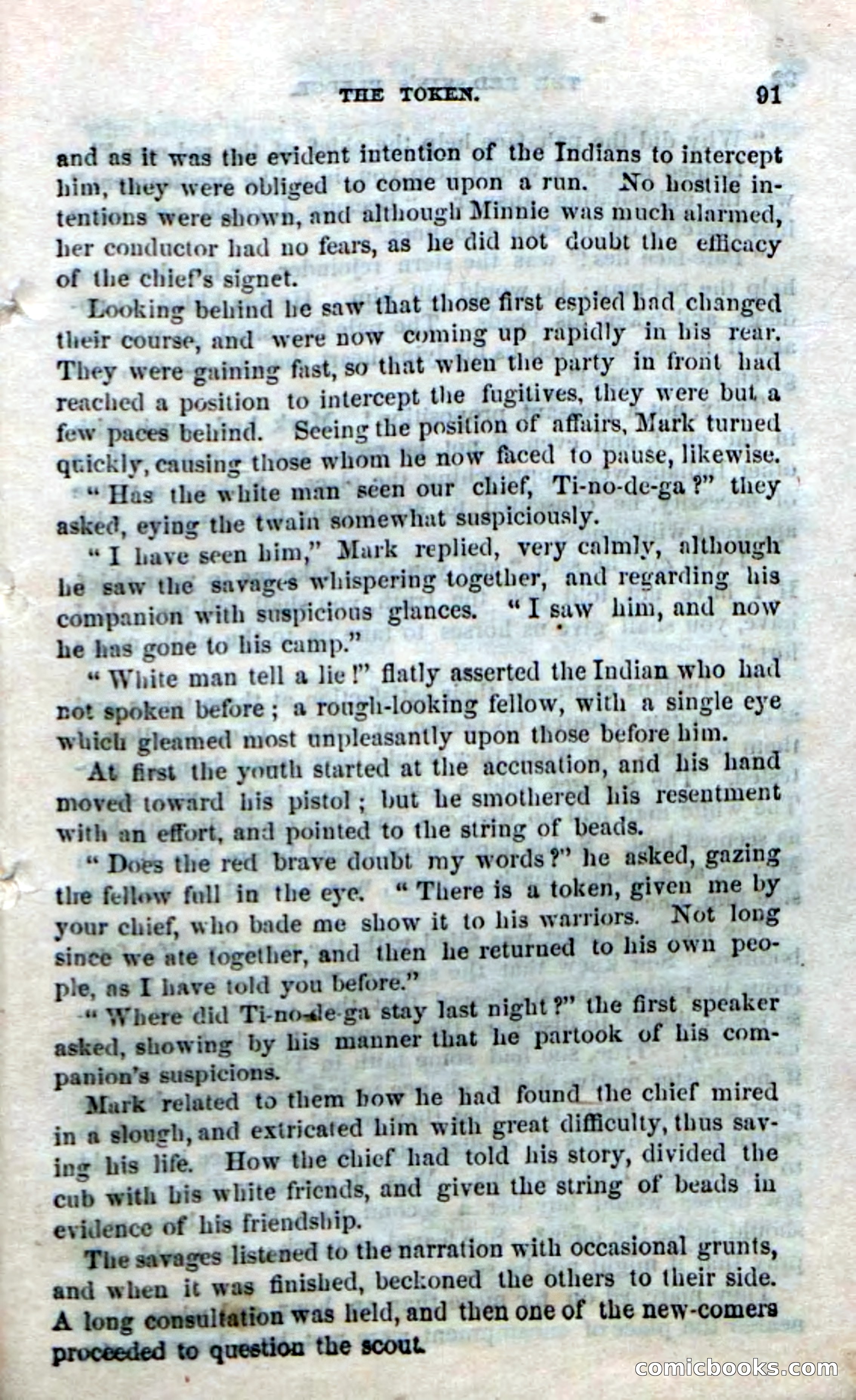 Beadle's Dime Novels No. 166: Red-Skin's Pledge — page 89 of 100