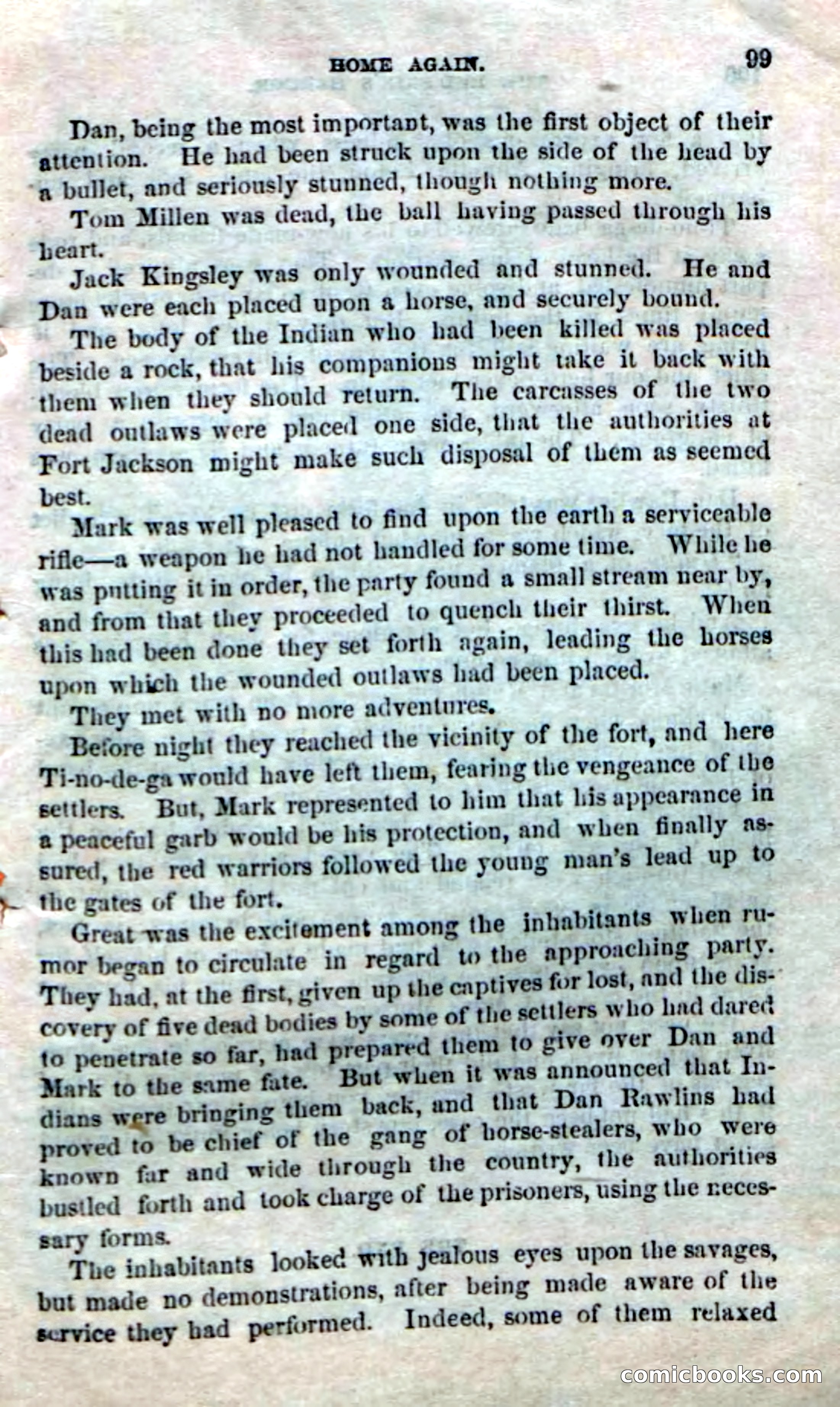 Beadle's Dime Novels No. 166: Red-Skin's Pledge — page 97 of 100