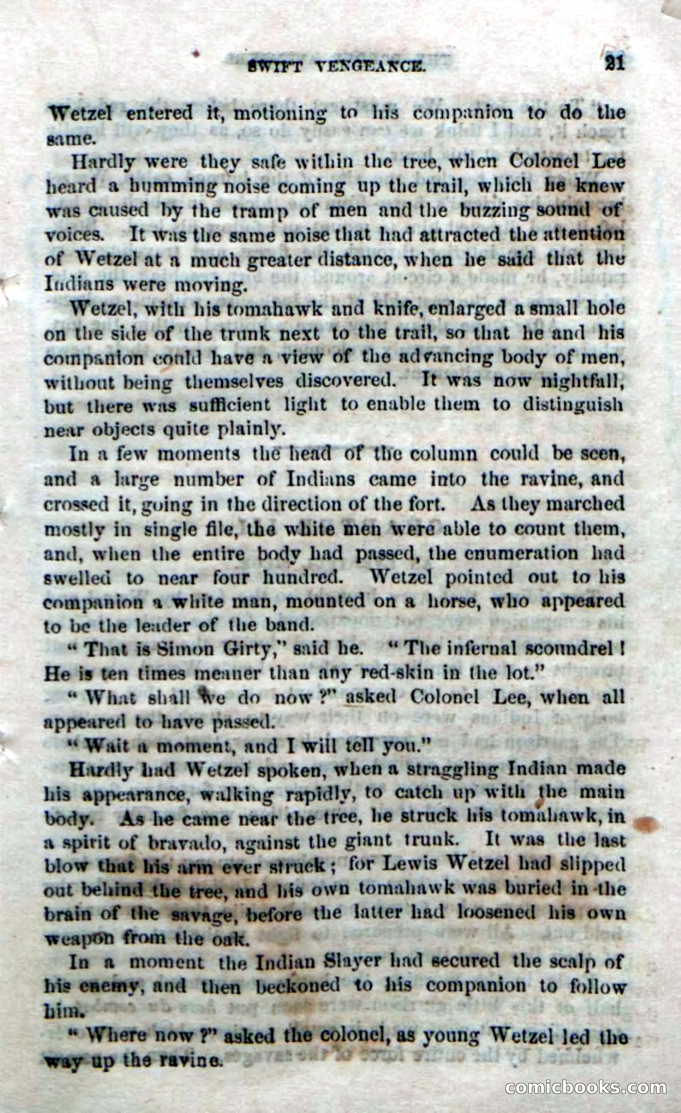 Beadle's Dime Novels No. 170: The Border Avengers — page 19 of 100