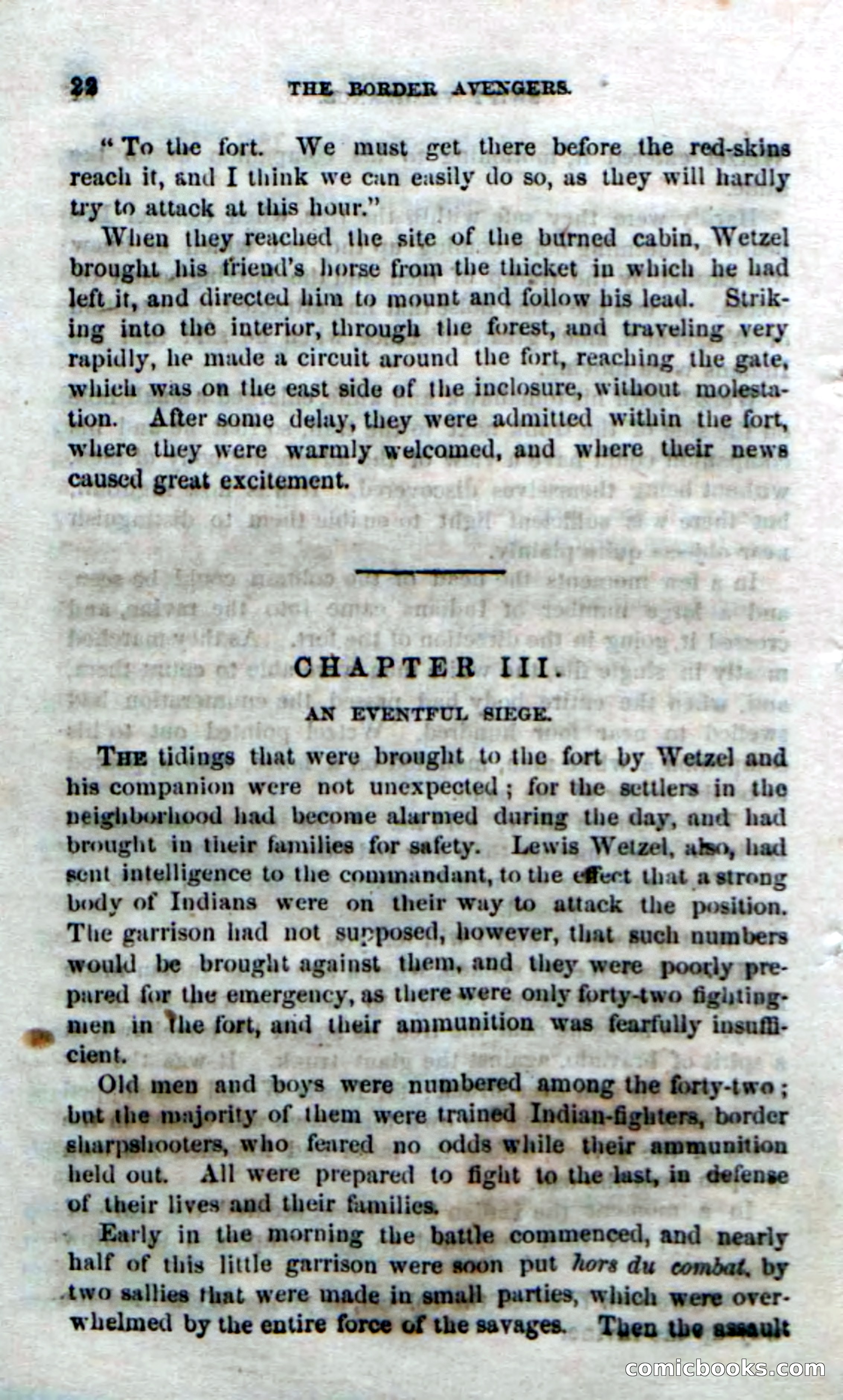 Beadle's Dime Novels No. 170: The Border Avengers — page 20 of 100