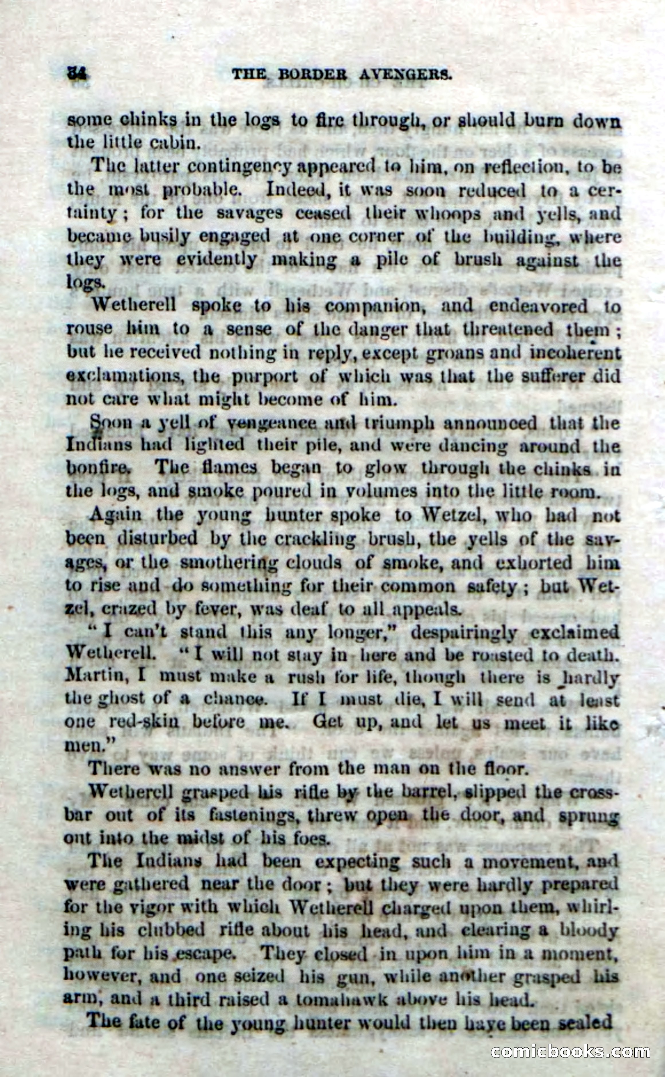 Beadle's Dime Novels No. 170: The Border Avengers — page 32 of 100
