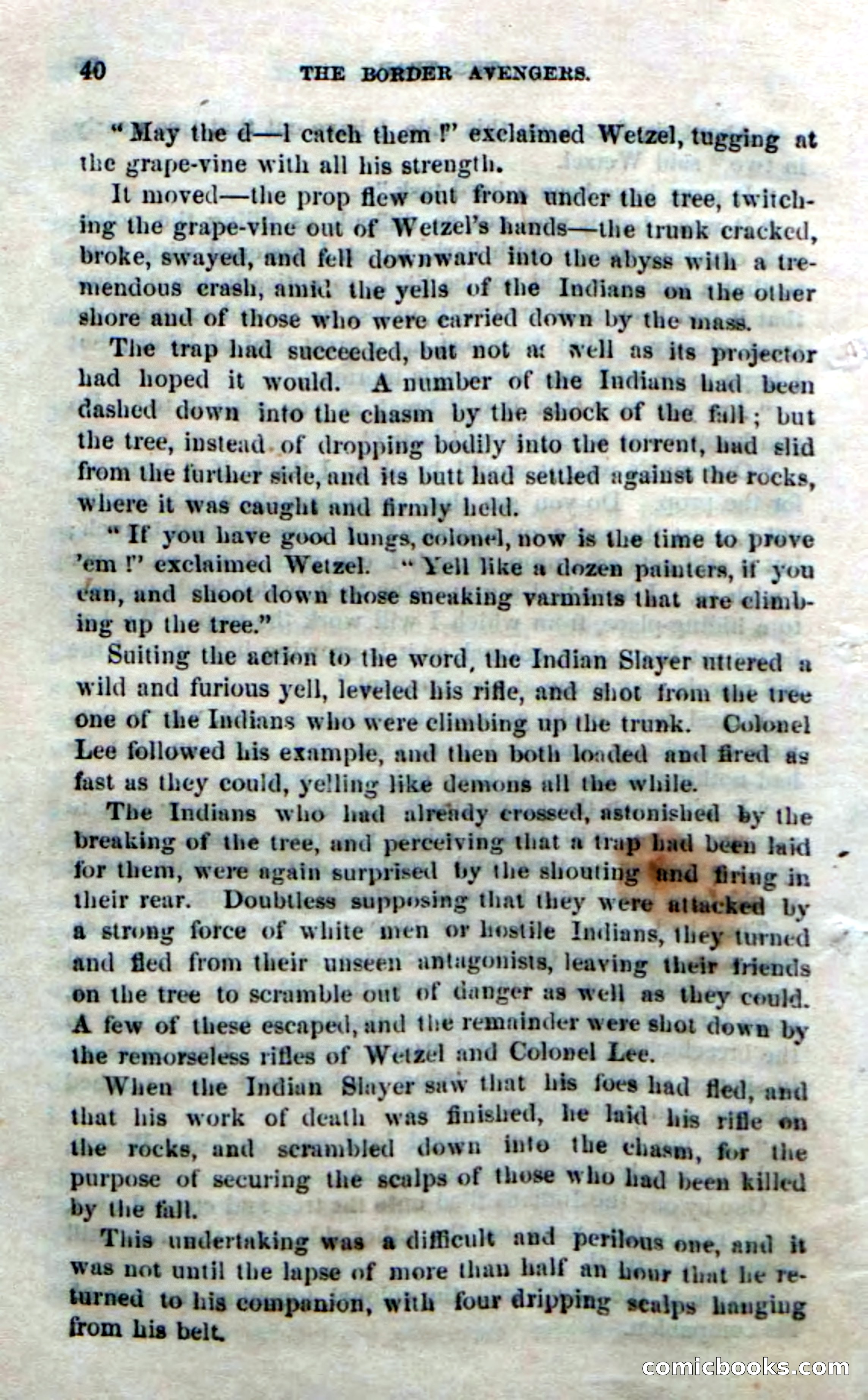 Beadle's Dime Novels No. 170: The Border Avengers — page 38 of 100