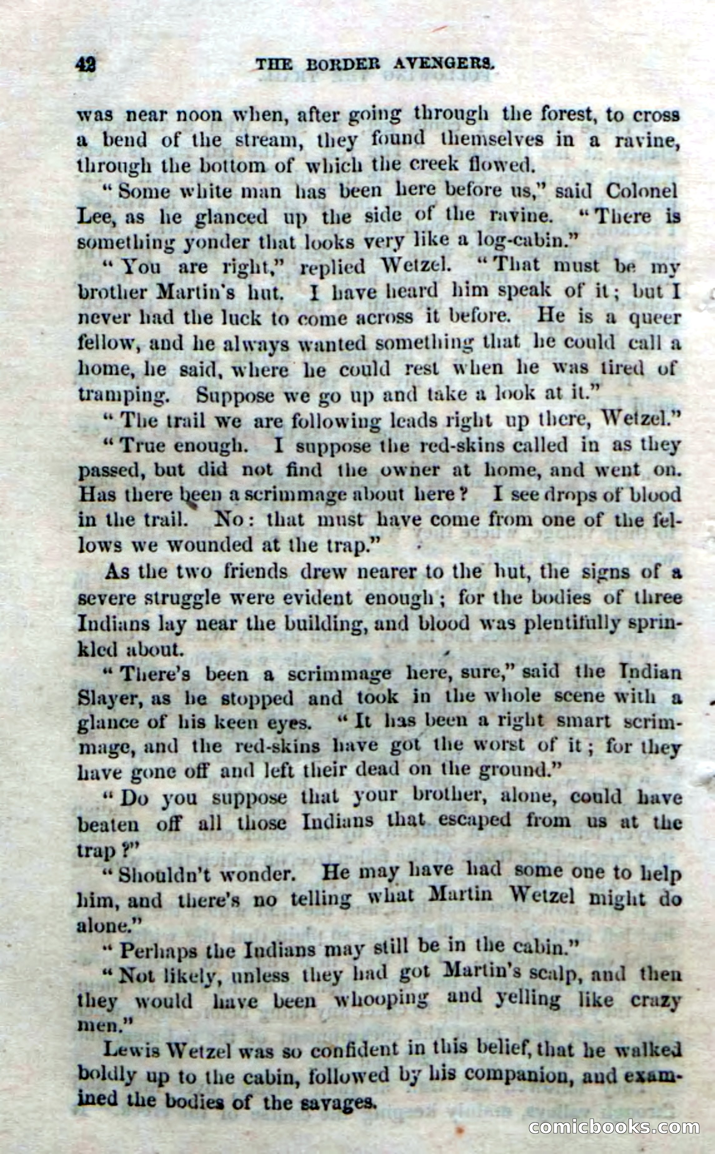 Beadle's Dime Novels No. 170: The Border Avengers — page 40 of 100