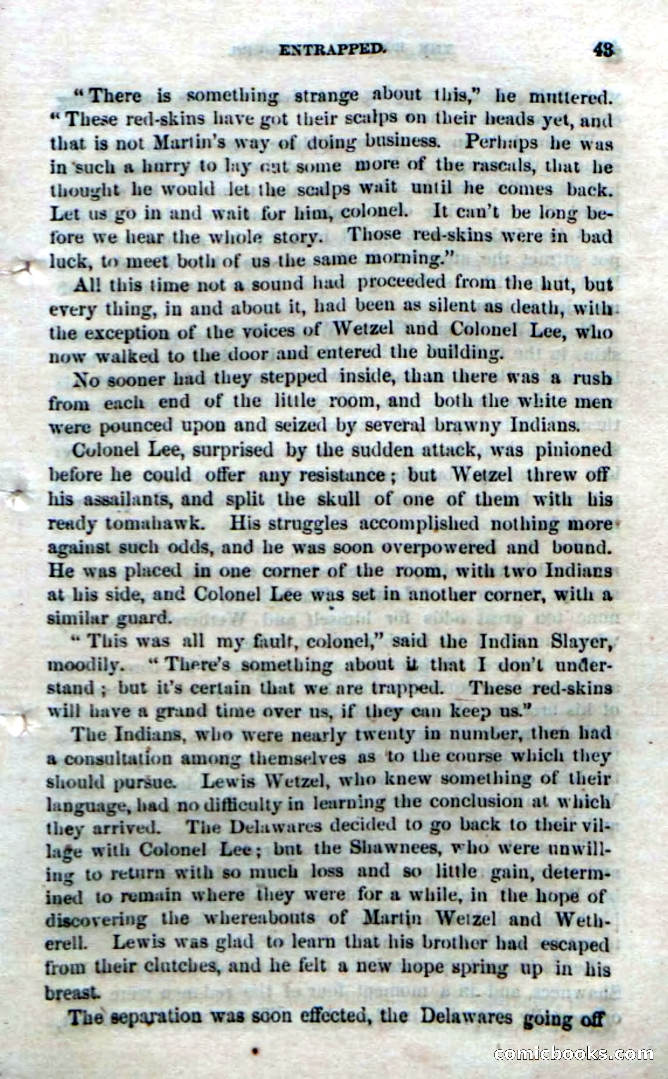 Beadle's Dime Novels No. 170: The Border Avengers — page 41 of 100