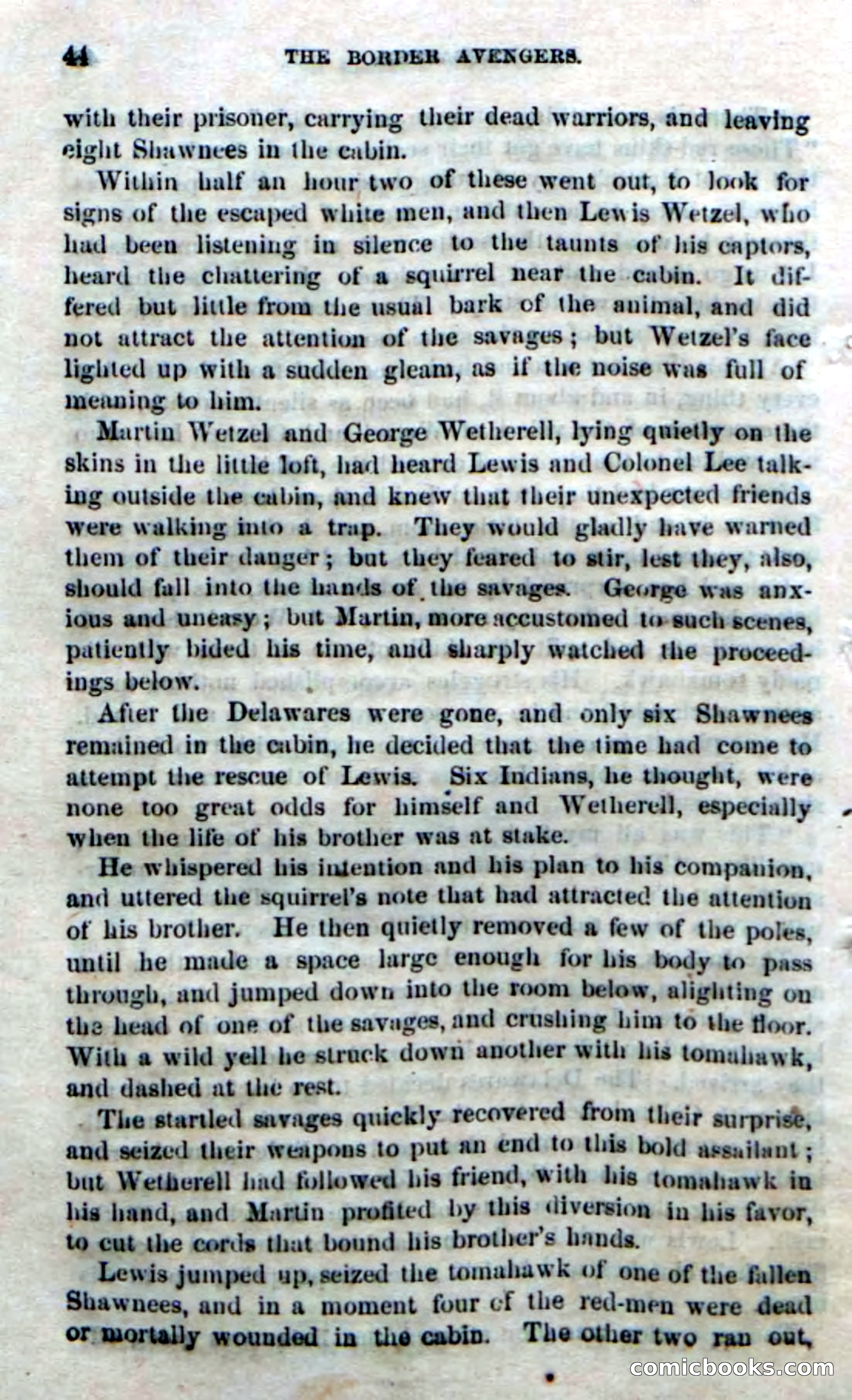 Beadle's Dime Novels No. 170: The Border Avengers — page 42 of 100