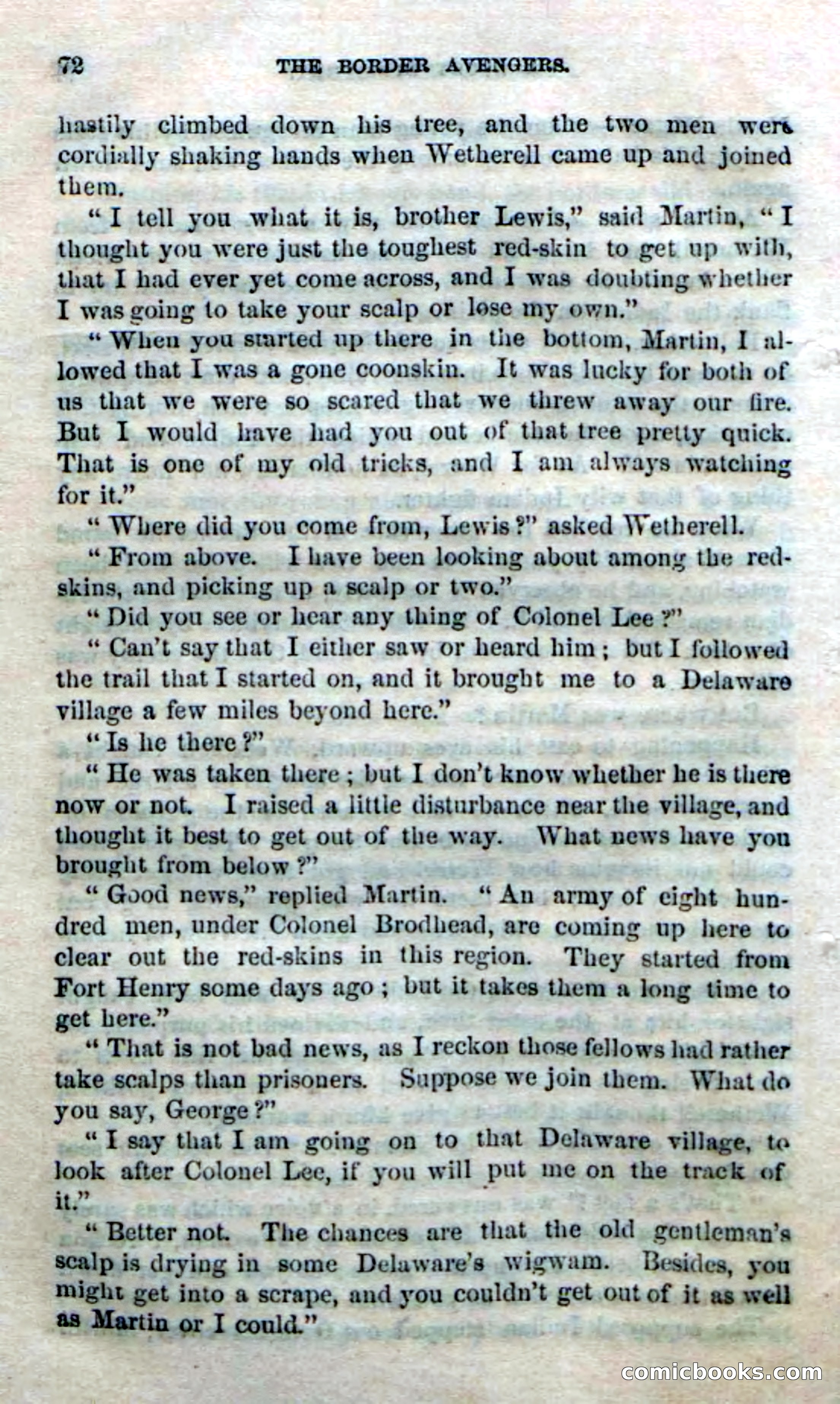 Beadle's Dime Novels No. 170: The Border Avengers — page 70 of 100