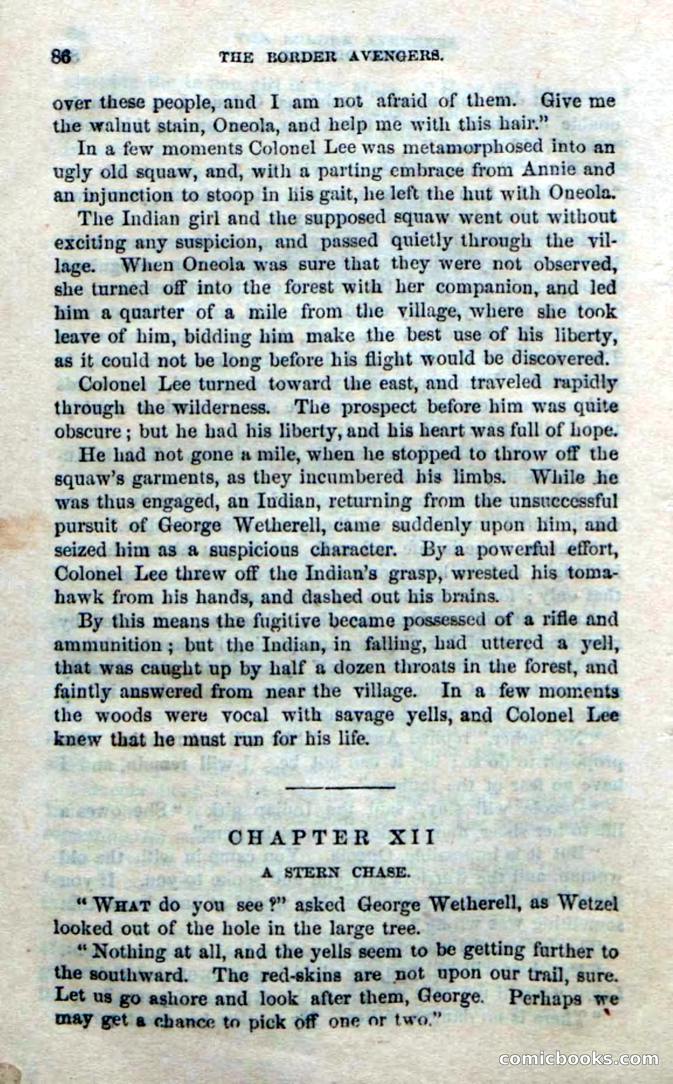 Beadle's Dime Novels No. 170: The Border Avengers — page 84 of 100
