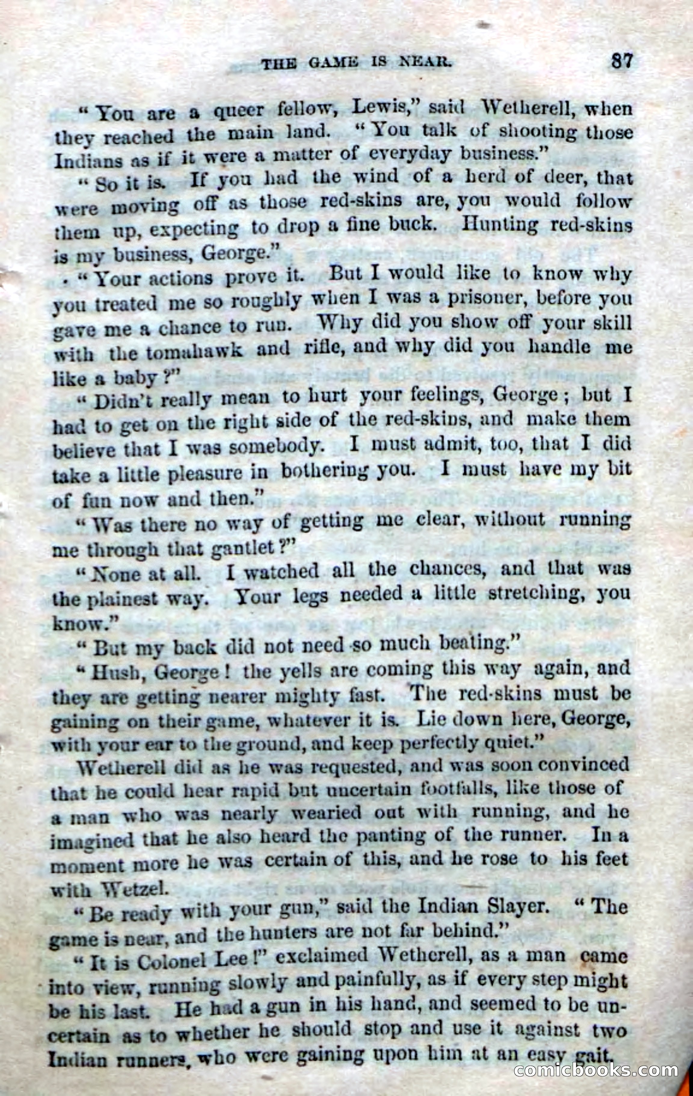 Beadle's Dime Novels No. 170: The Border Avengers — page 85 of 100