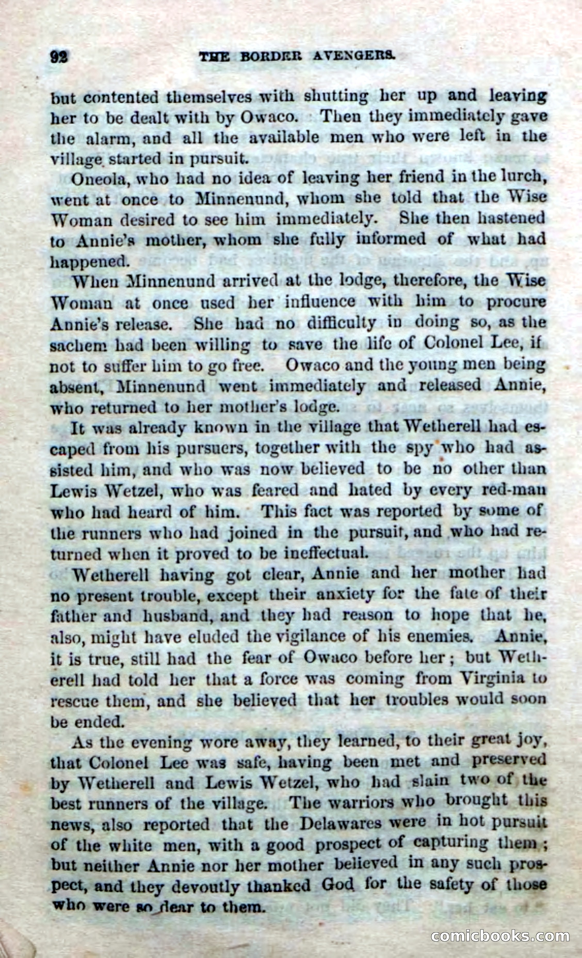 Beadle's Dime Novels No. 170: The Border Avengers — page 90 of 100