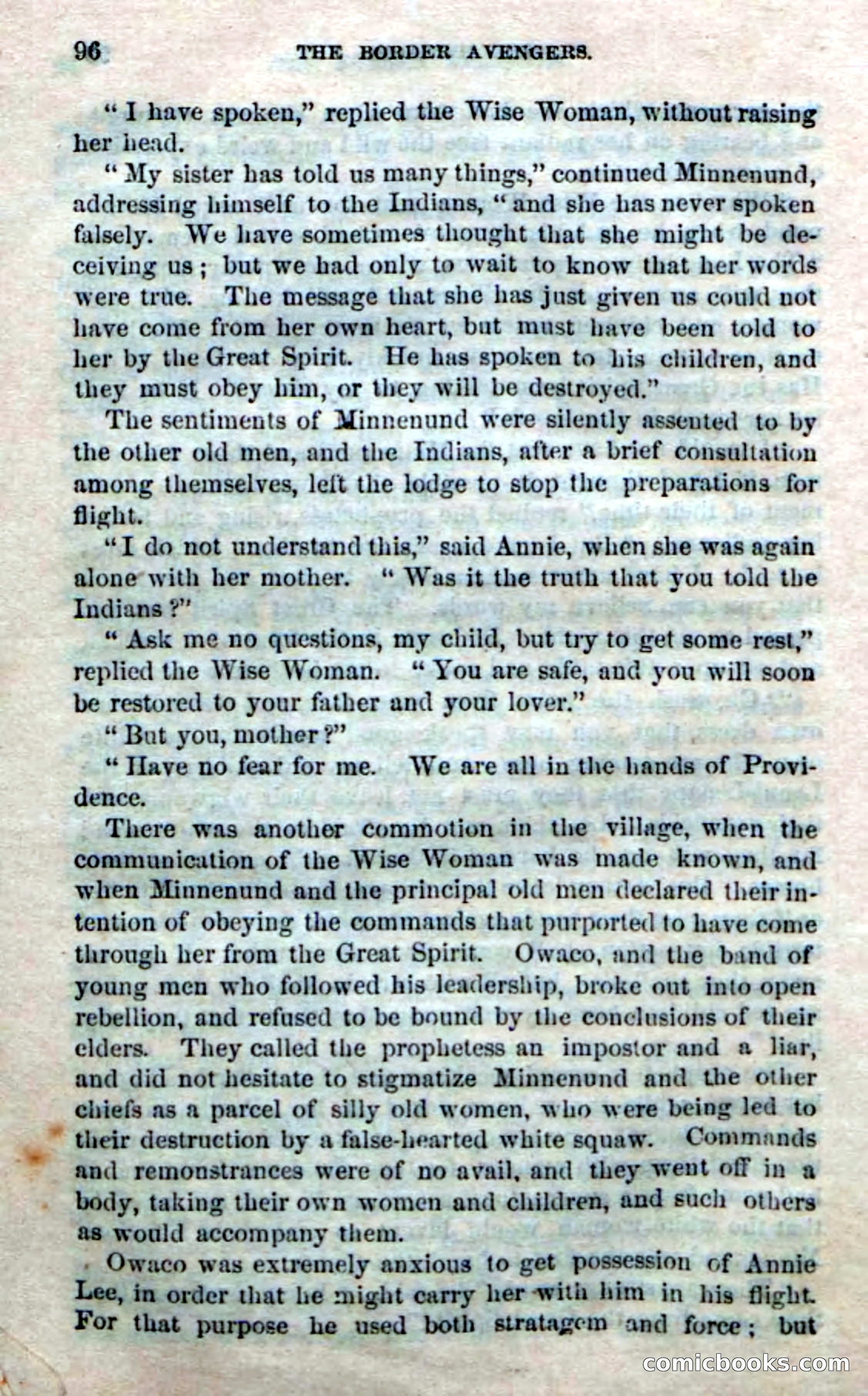 Beadle's Dime Novels No. 170: The Border Avengers — page 94 of 100