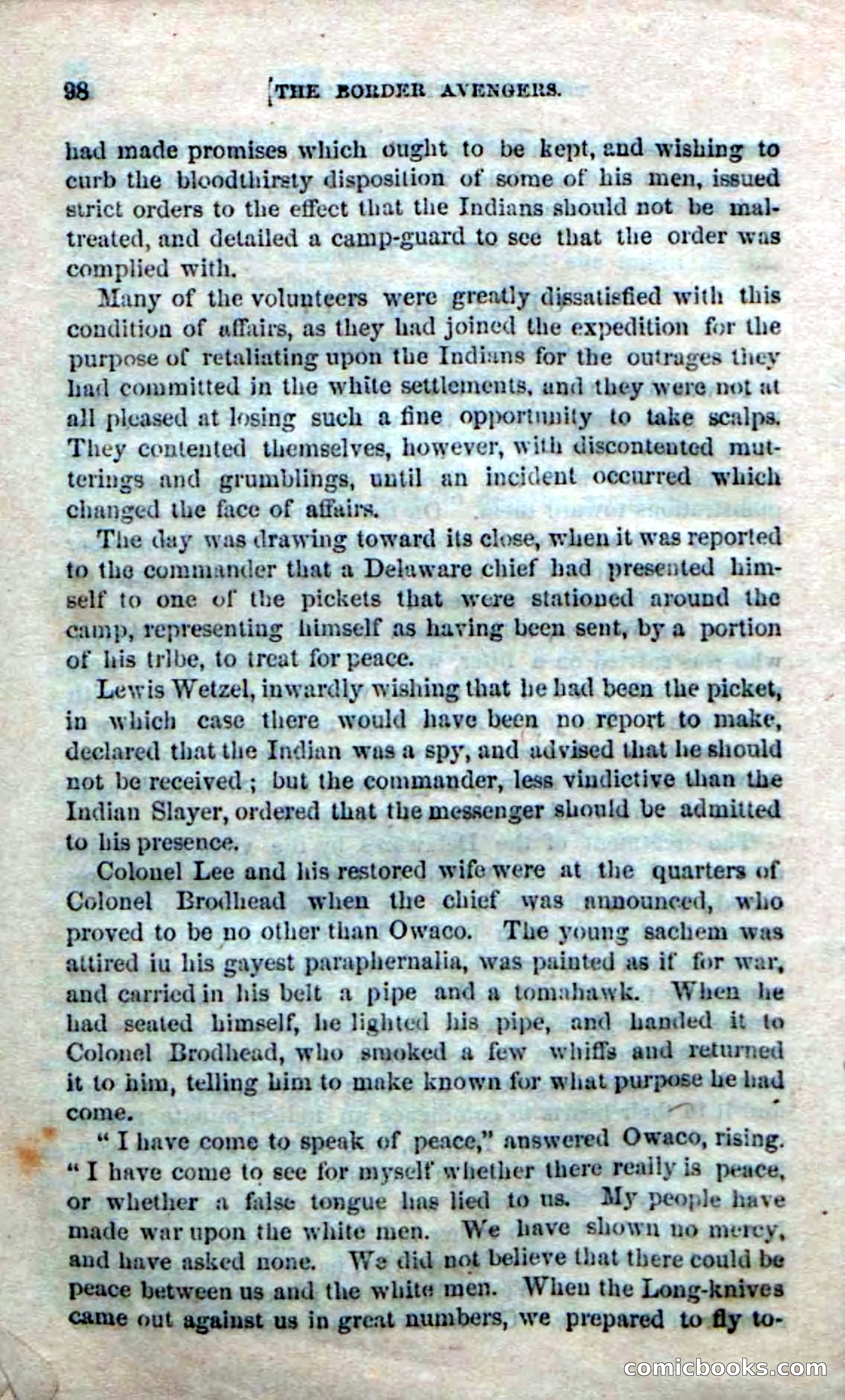 Beadle's Dime Novels No. 170: The Border Avengers — page 96 of 100