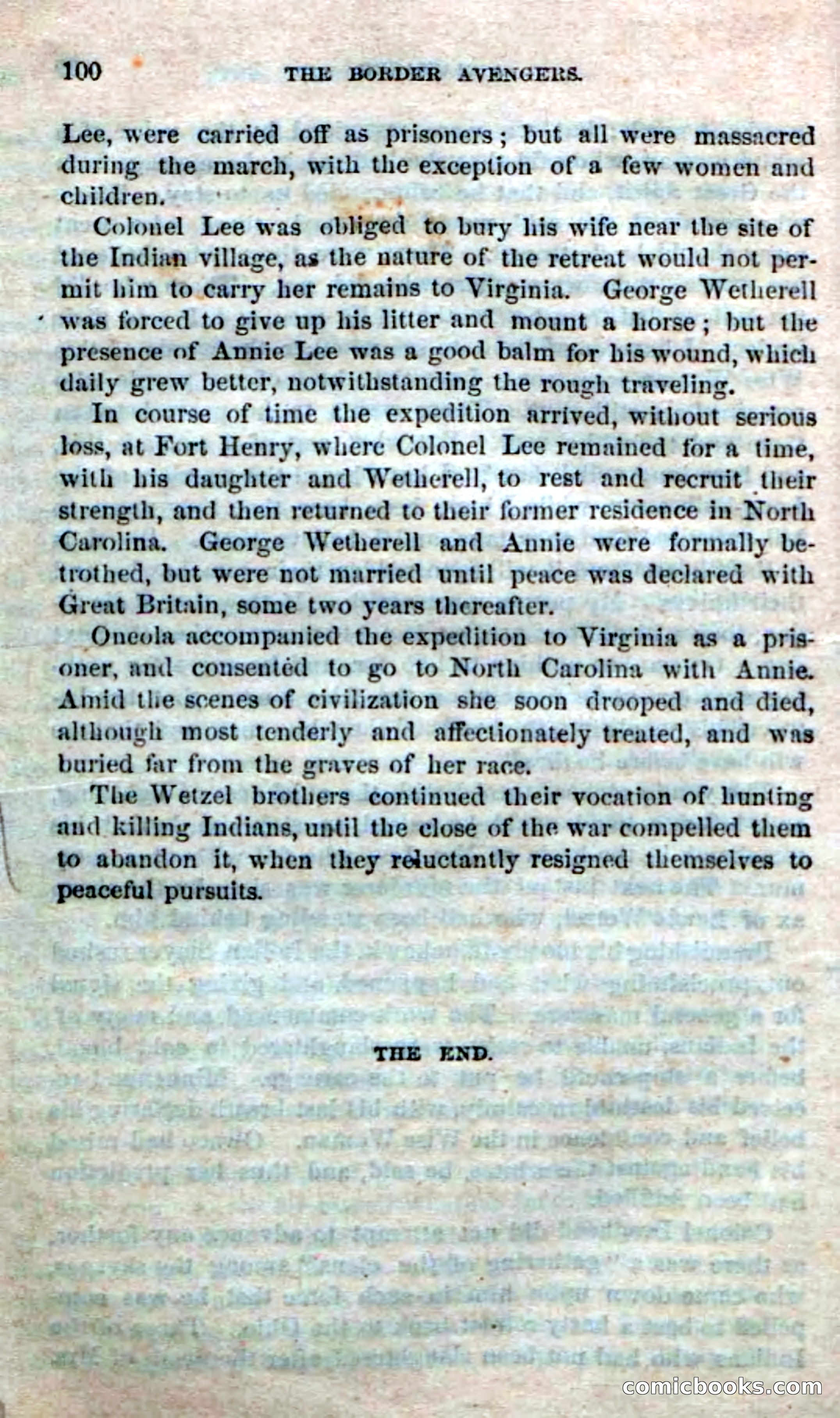 Beadle's Dime Novels No. 170: The Border Avengers — page 98 of 100