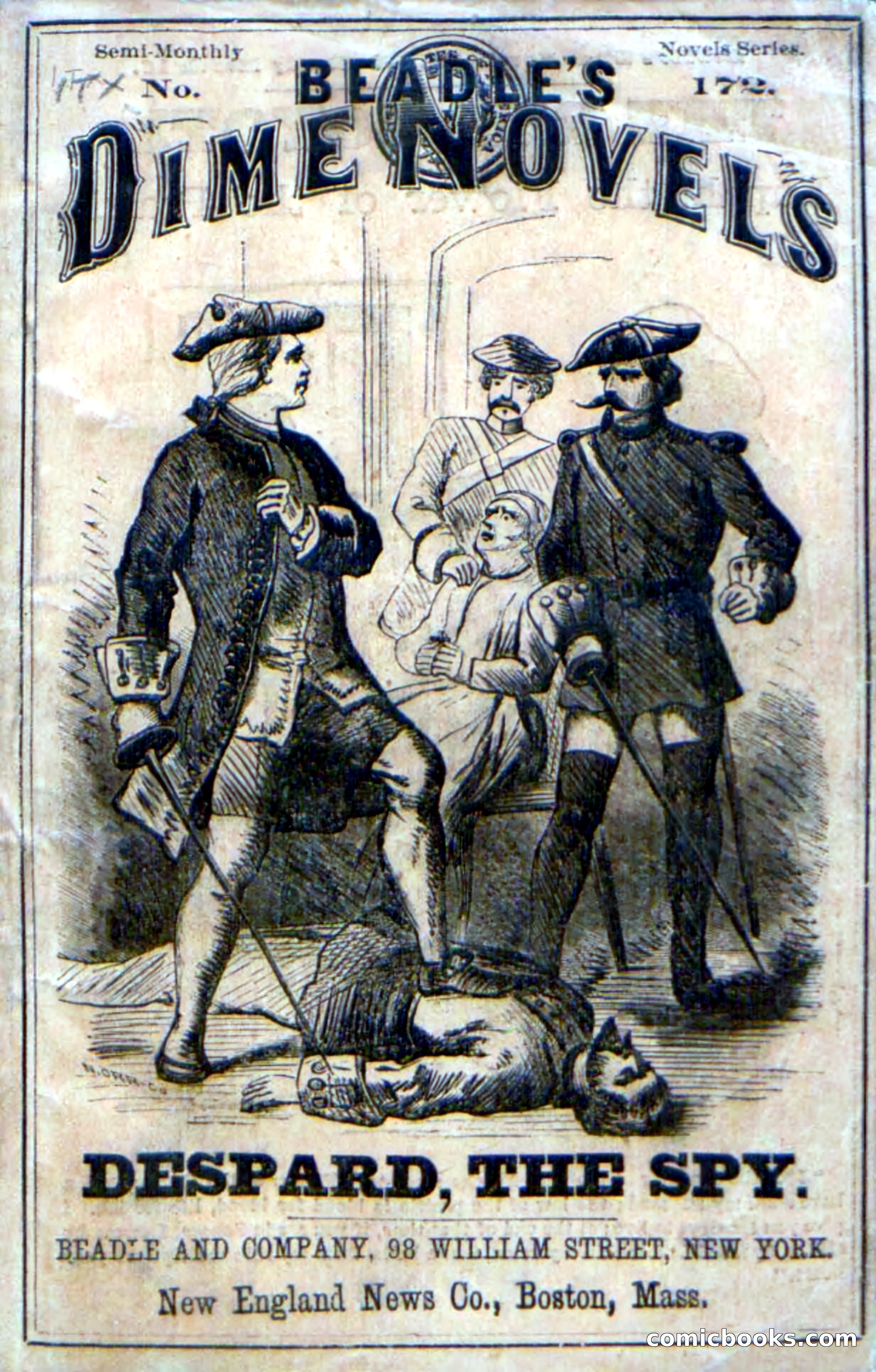 Beadle's Dime Novels No. 172: Despard, the Spy — page 1 of 100
