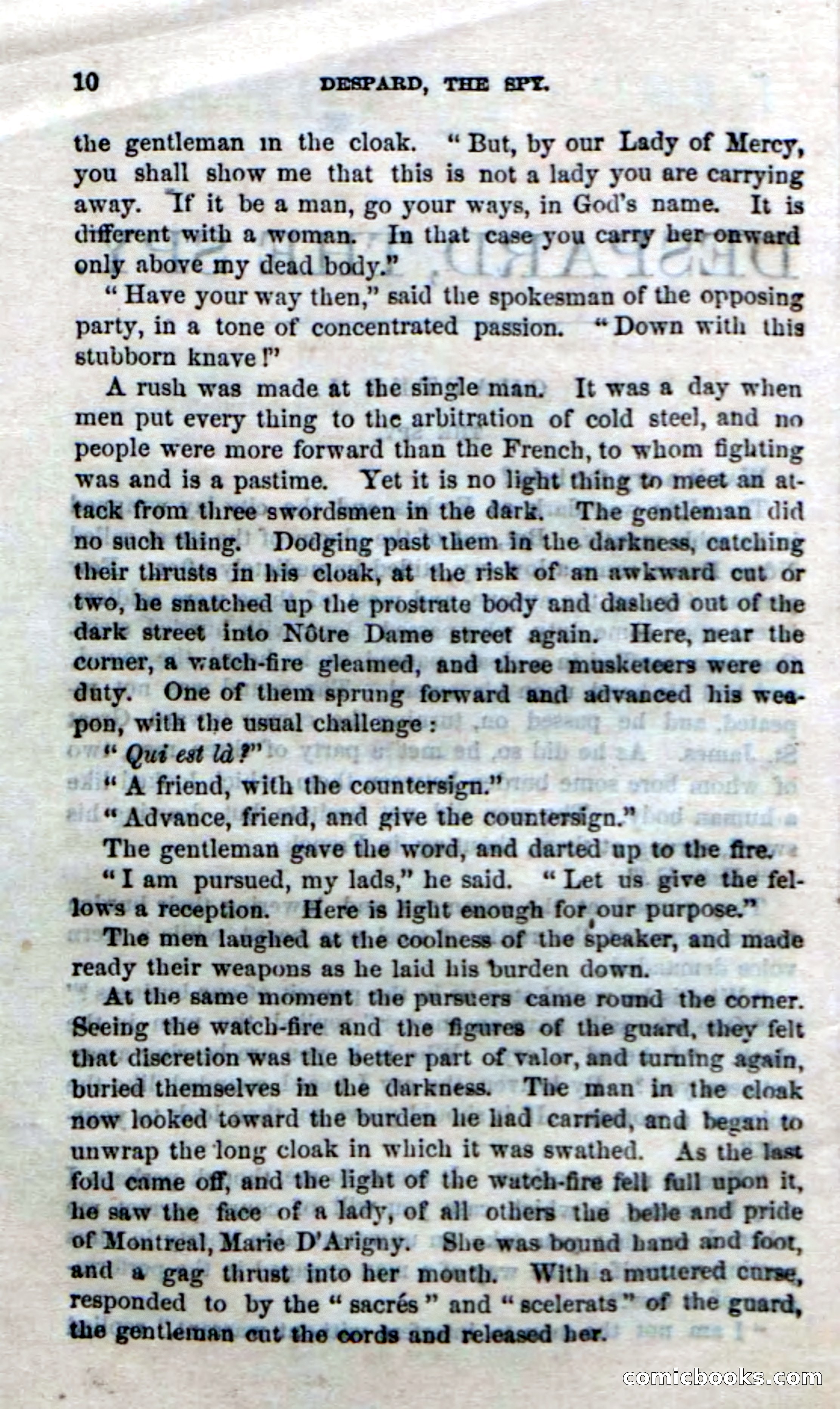 Beadle's Dime Novels No. 172: Despard, the Spy — page 8 of 100