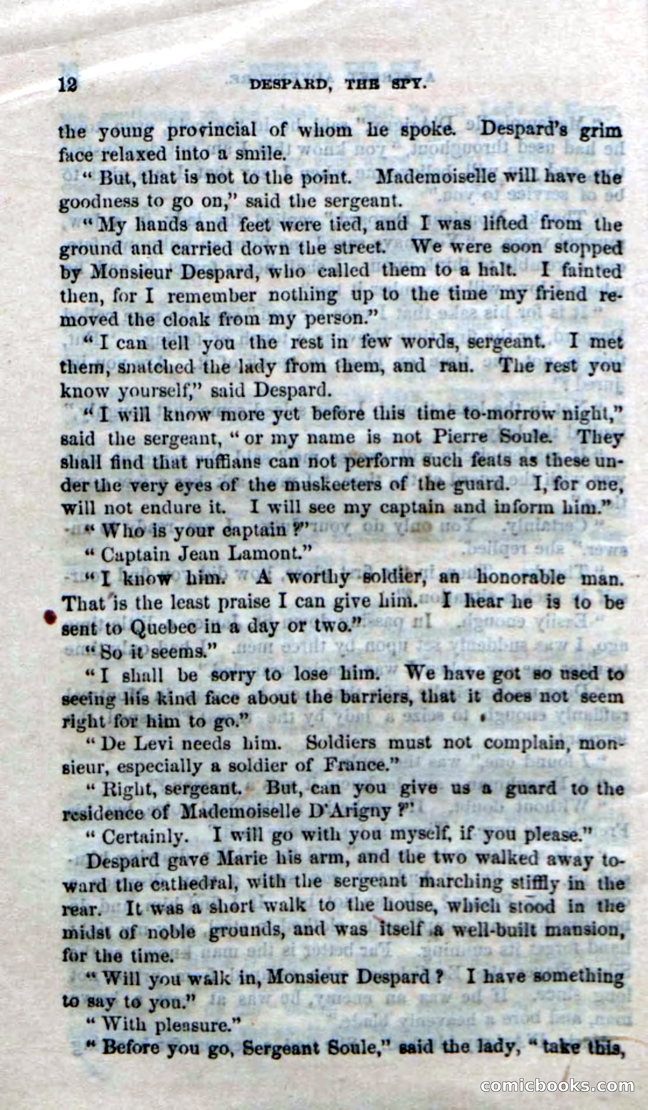 Beadle's Dime Novels No. 172: Despard, the Spy — page 10 of 100