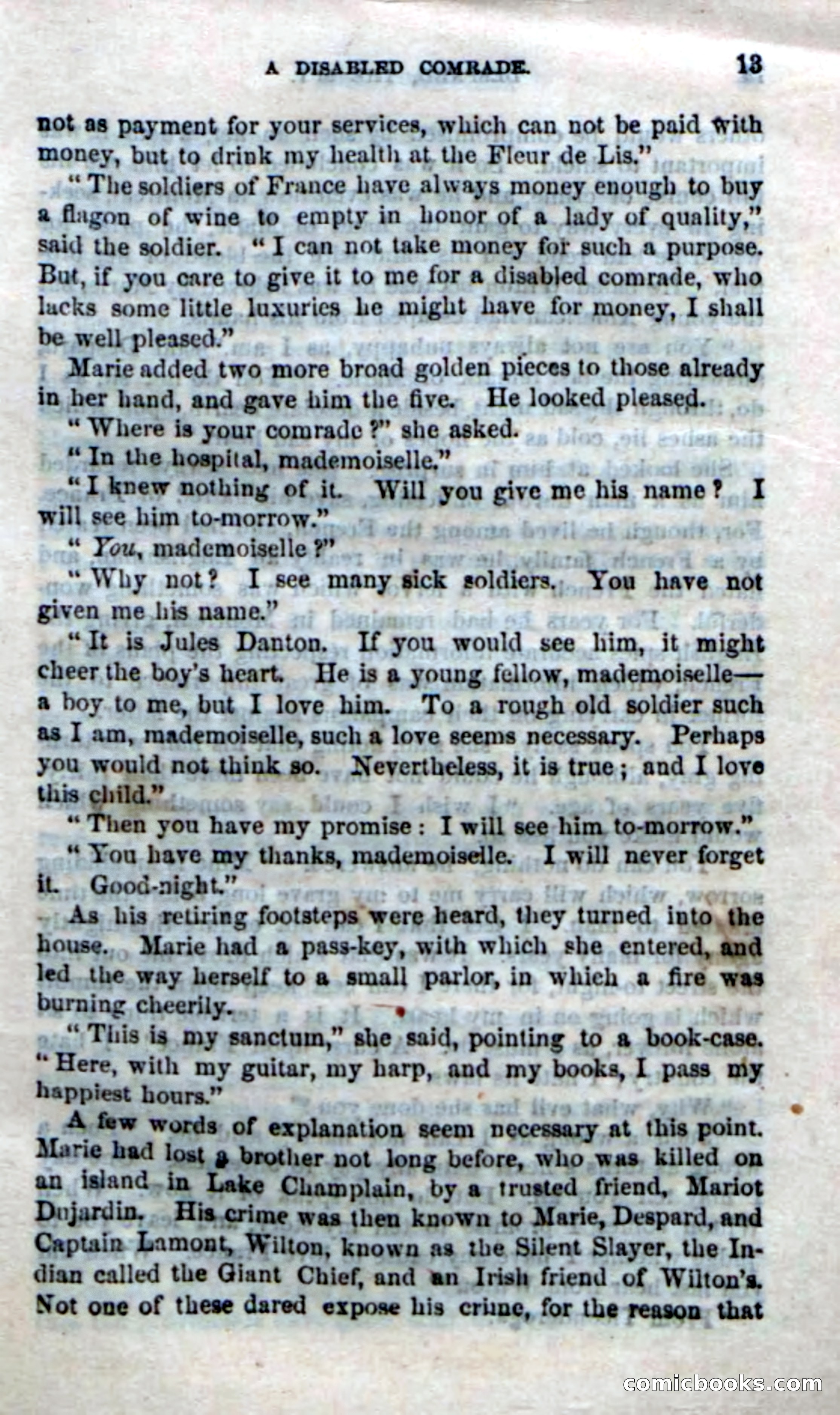 Beadle's Dime Novels No. 172: Despard, the Spy — page 11 of 100