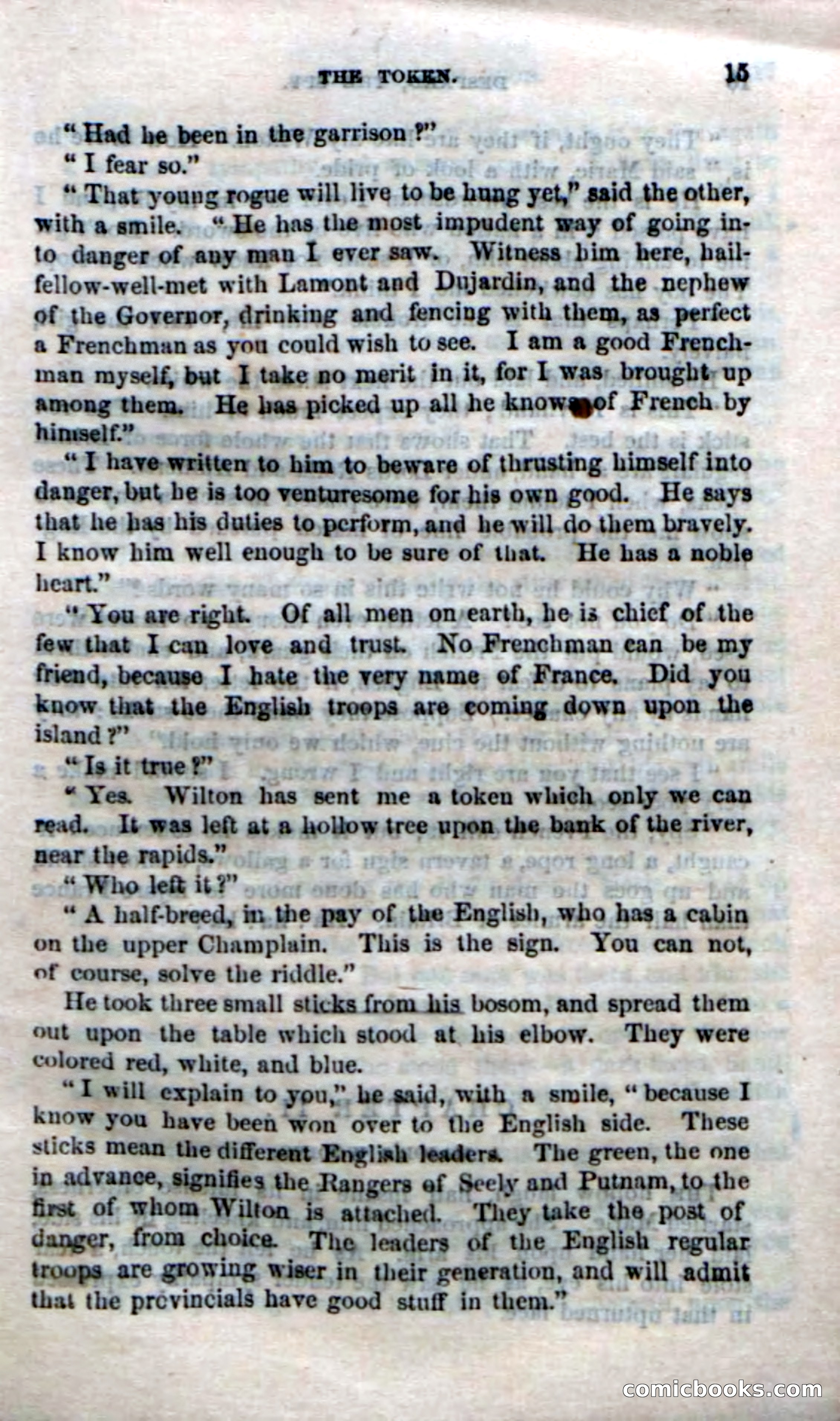 Beadle's Dime Novels No. 172: Despard, the Spy — page 13 of 100