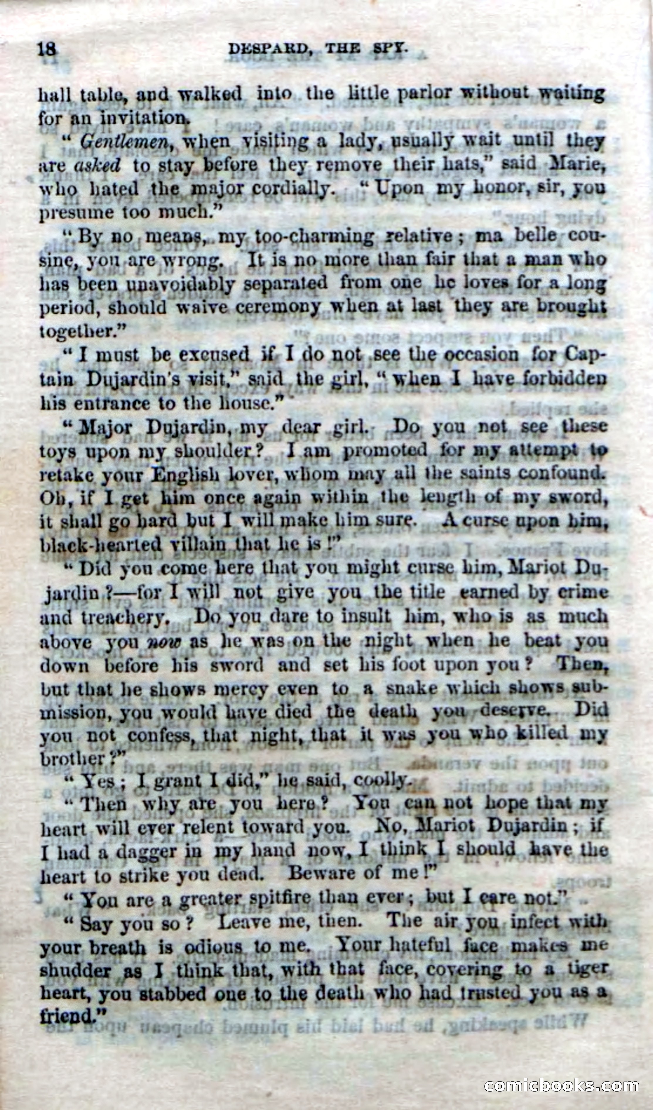 Beadle's Dime Novels No. 172: Despard, the Spy — page 16 of 100