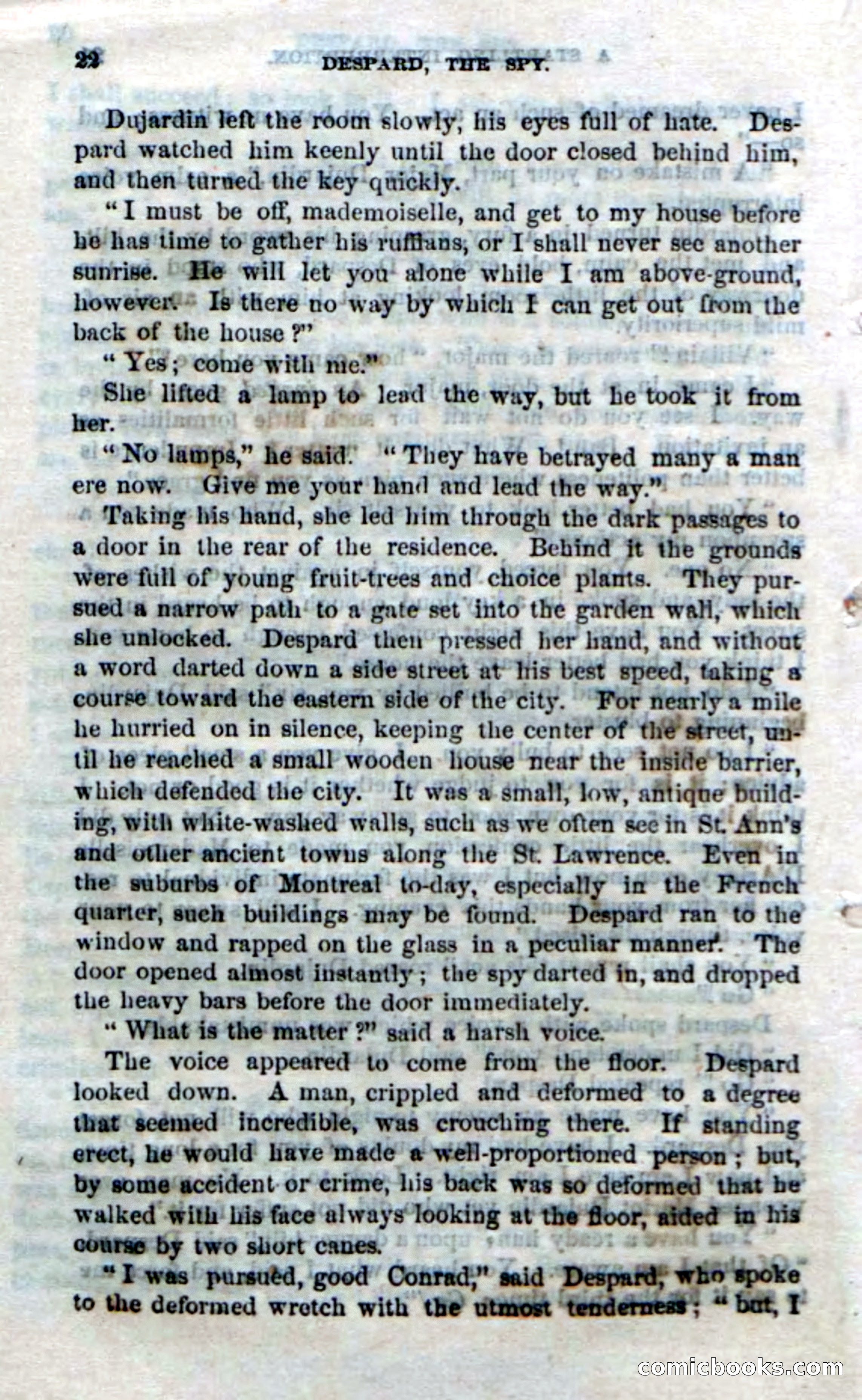 Beadle's Dime Novels No. 172: Despard, the Spy — page 20 of 100