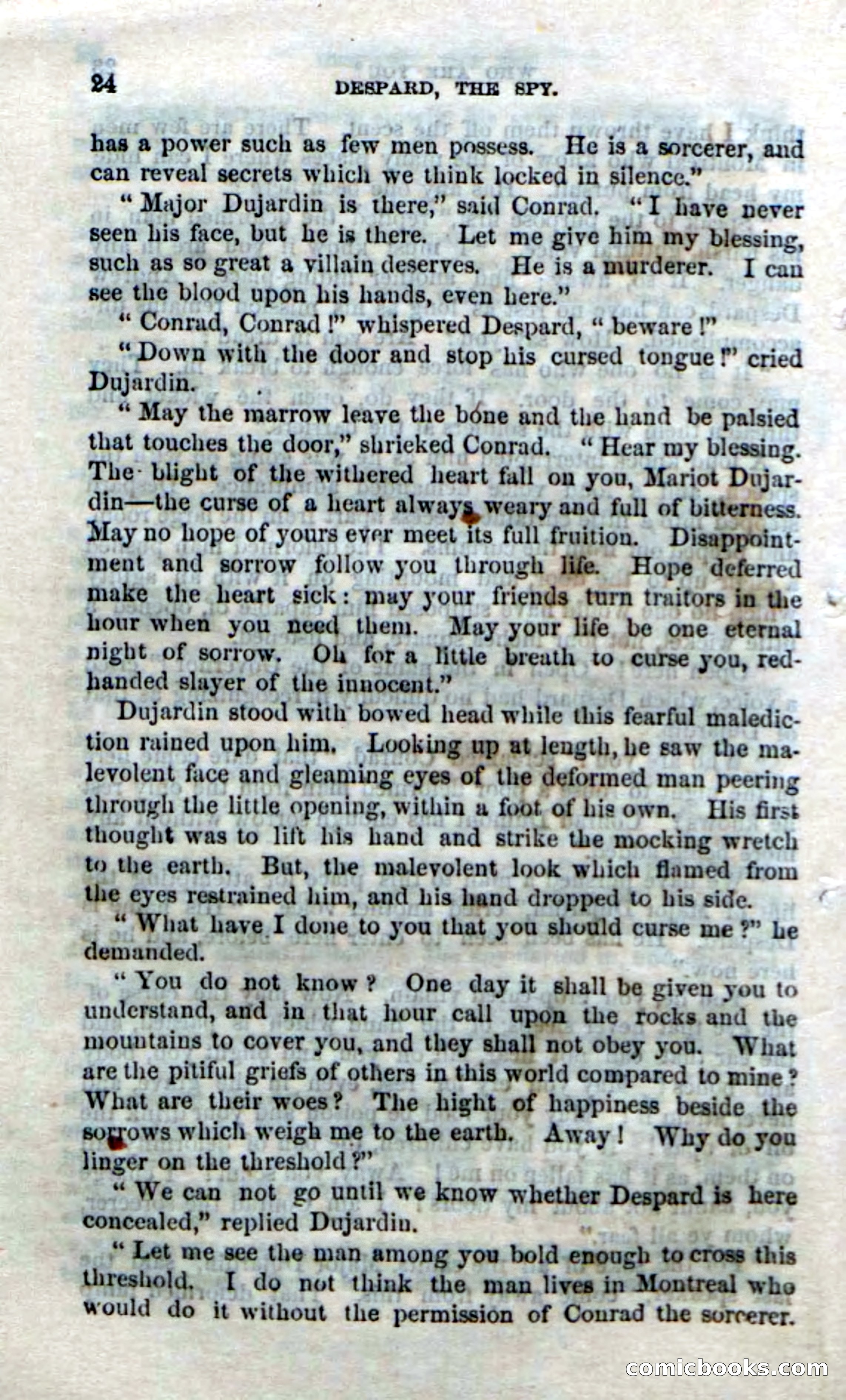 Beadle's Dime Novels No. 172: Despard, the Spy — page 22 of 100