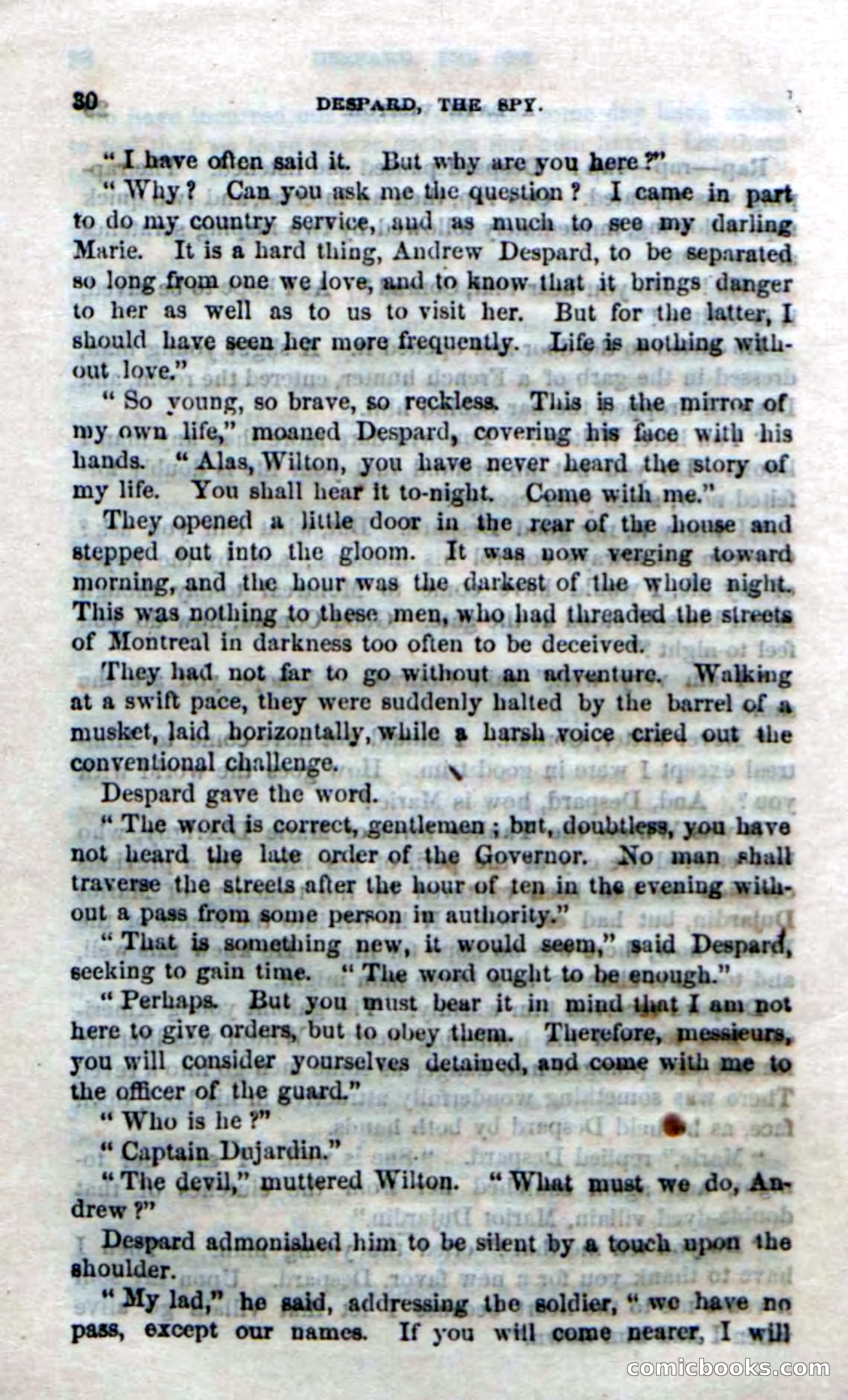 Beadle's Dime Novels No. 172: Despard, the Spy — page 28 of 100