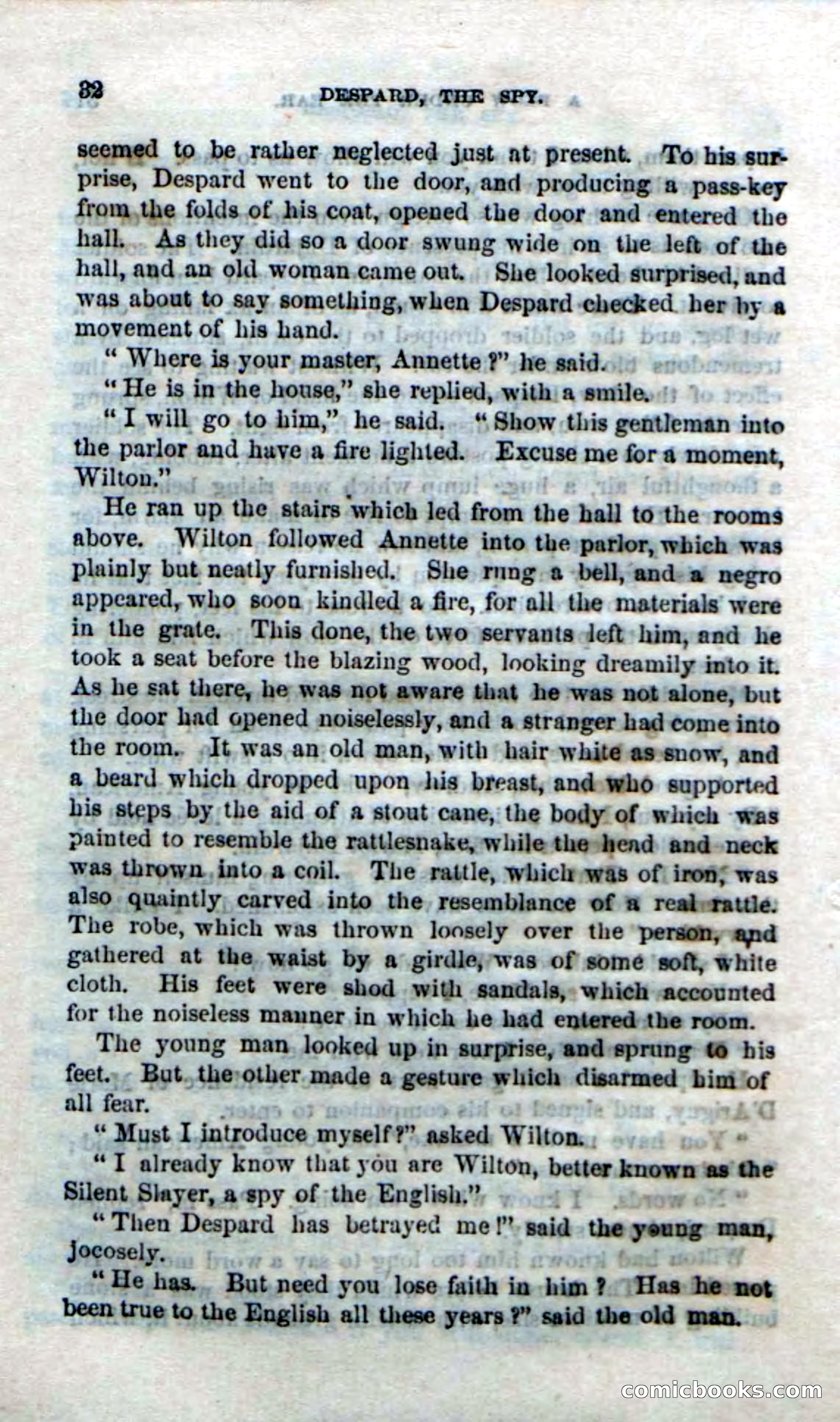 Beadle's Dime Novels No. 172: Despard, the Spy — page 30 of 100