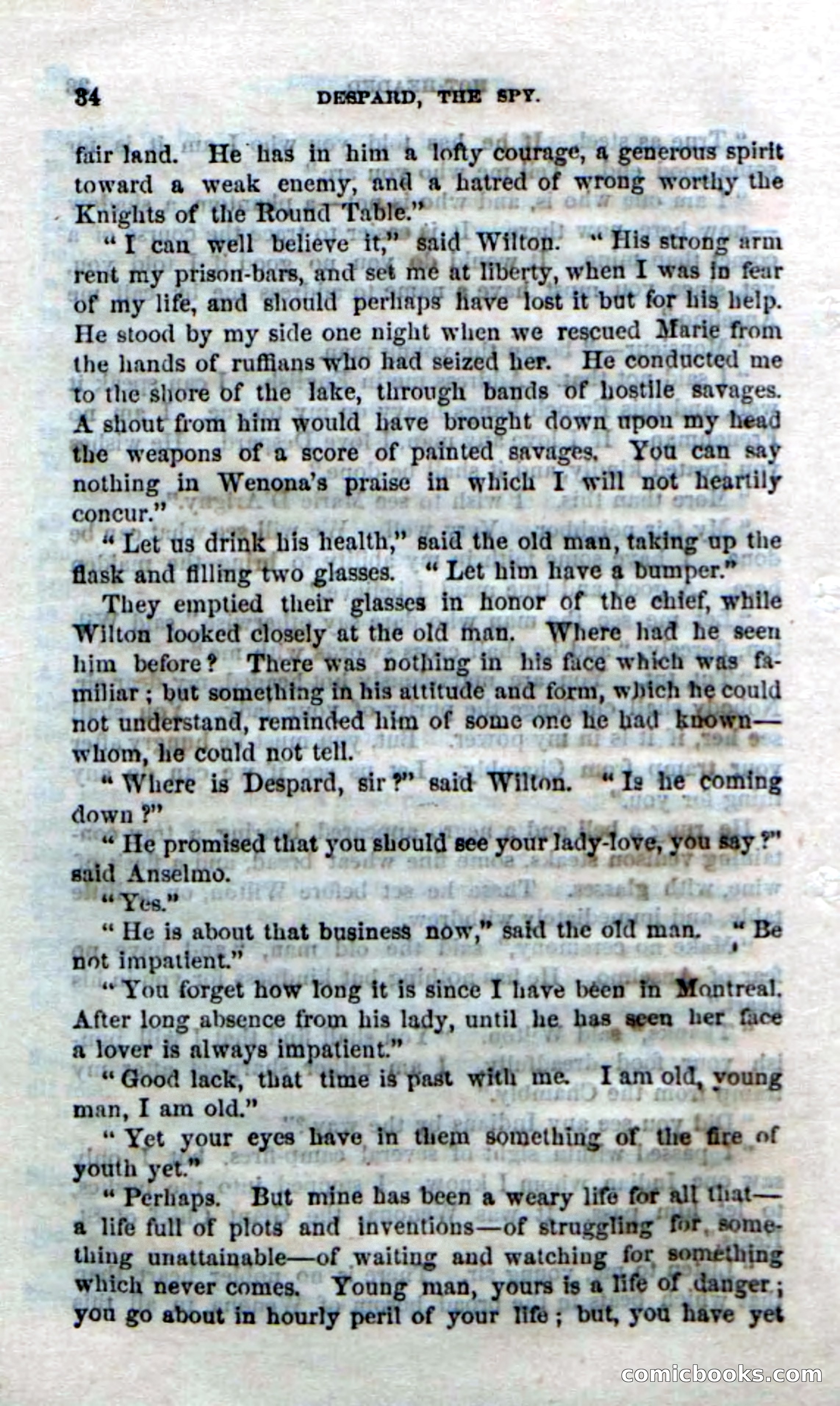 Beadle's Dime Novels No. 172: Despard, the Spy — page 32 of 100
