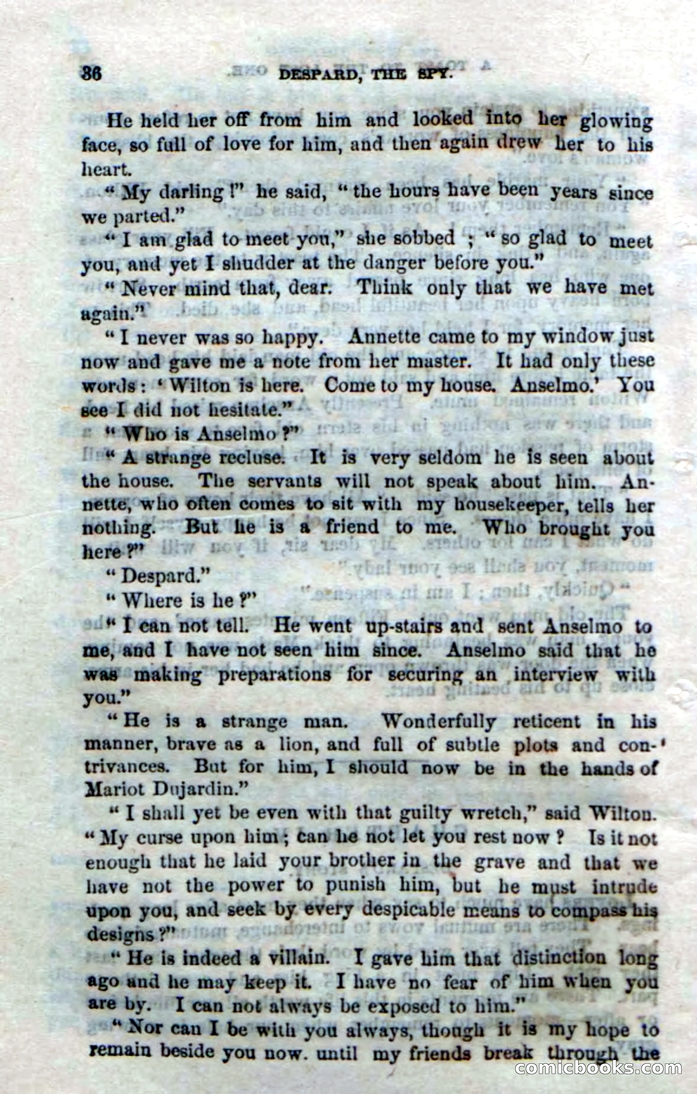 Beadle's Dime Novels No. 172: Despard, the Spy — page 34 of 100
