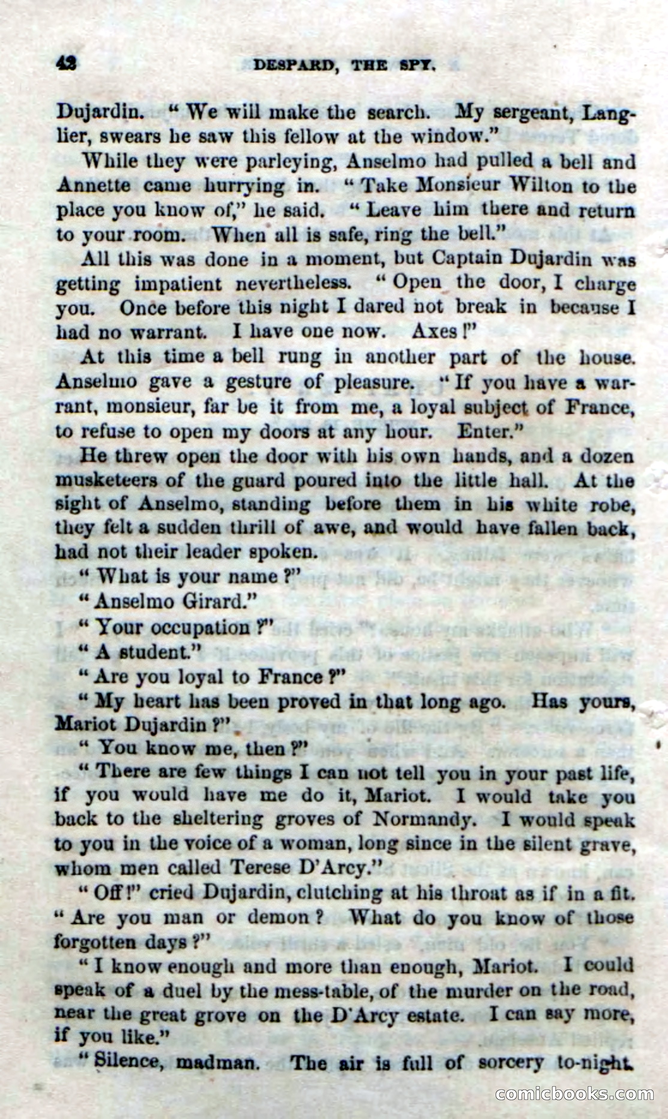 Beadle's Dime Novels No. 172: Despard, the Spy — page 40 of 100