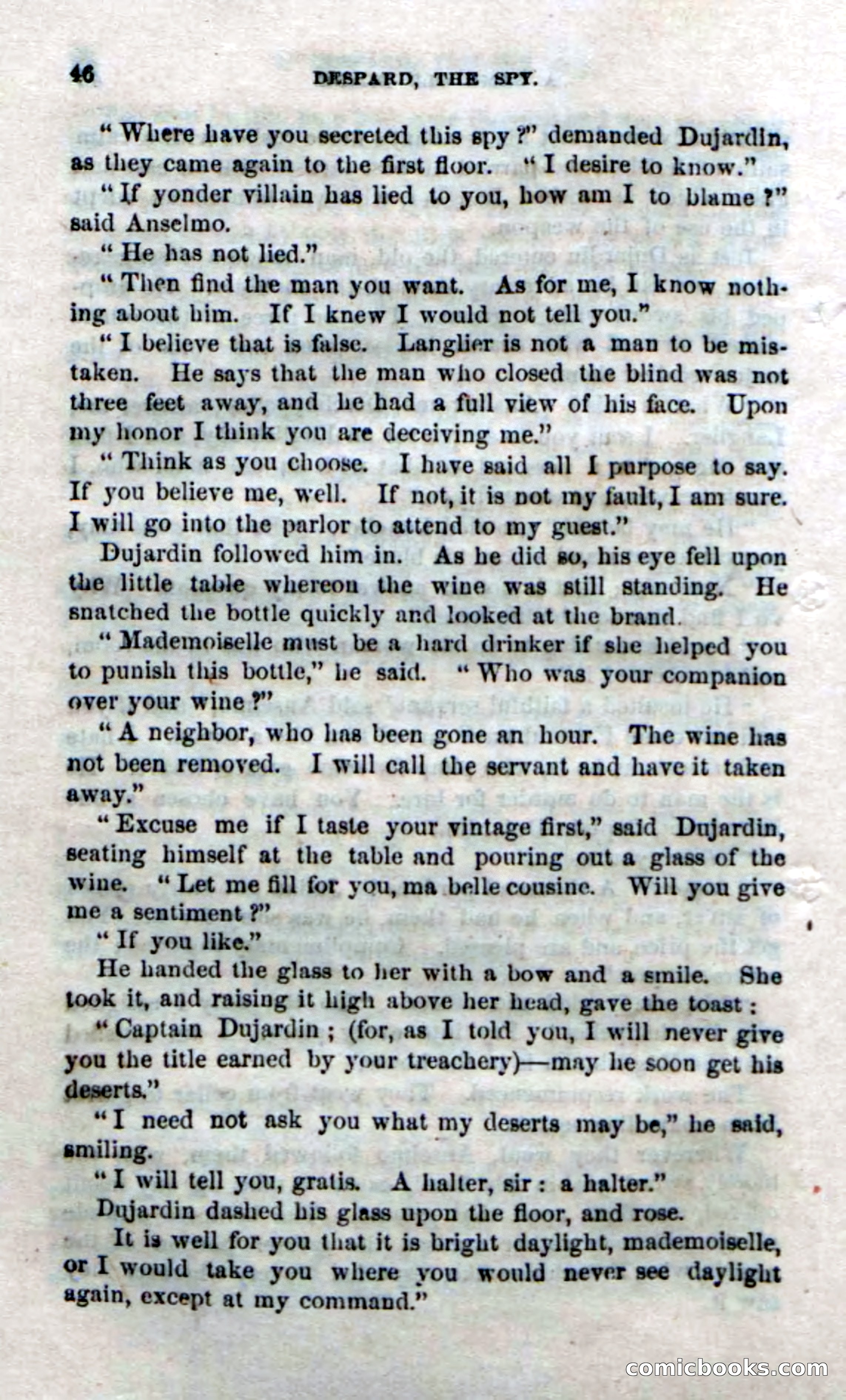 Beadle's Dime Novels No. 172: Despard, the Spy — page 44 of 100
