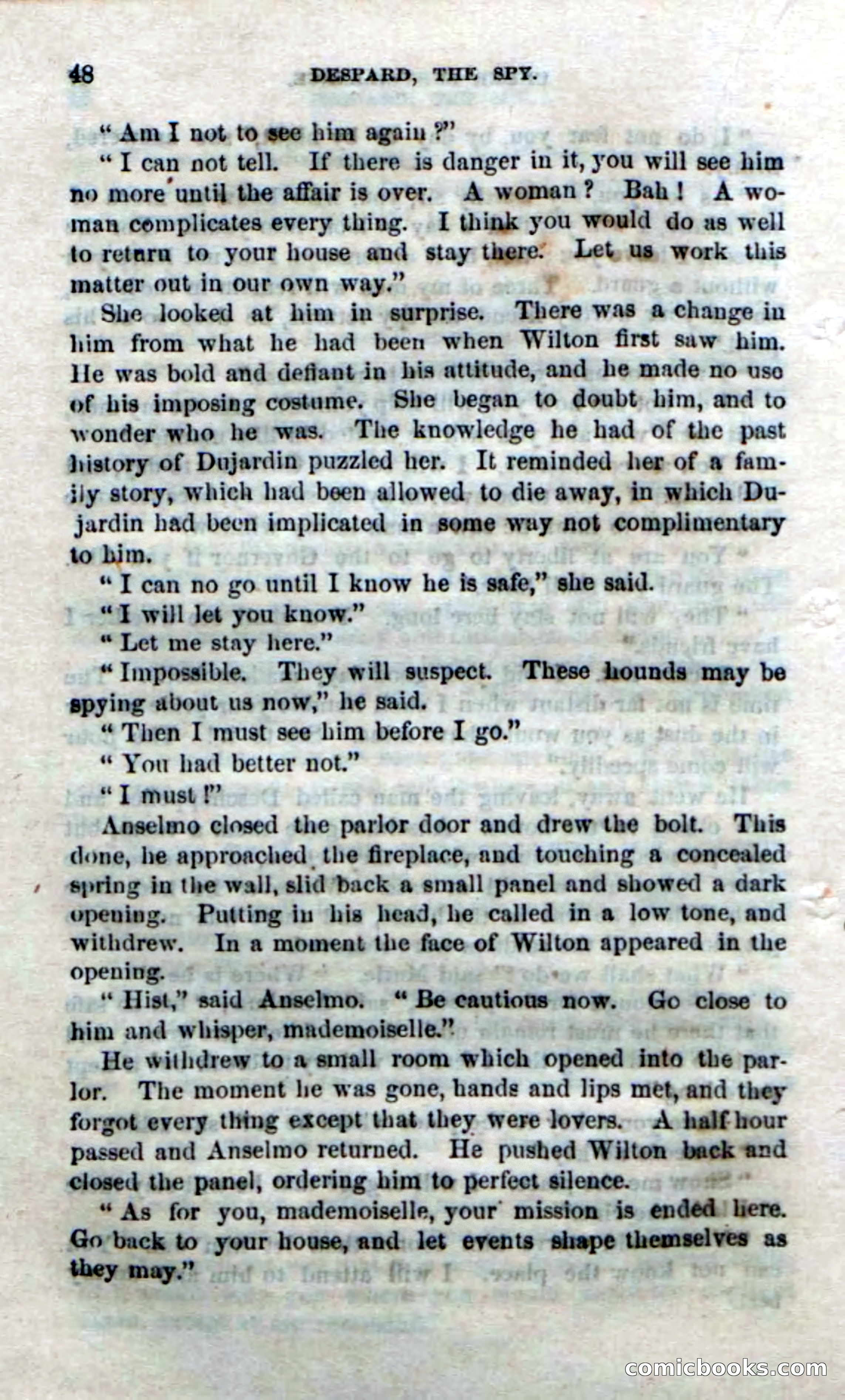Beadle's Dime Novels No. 172: Despard, the Spy — page 46 of 100