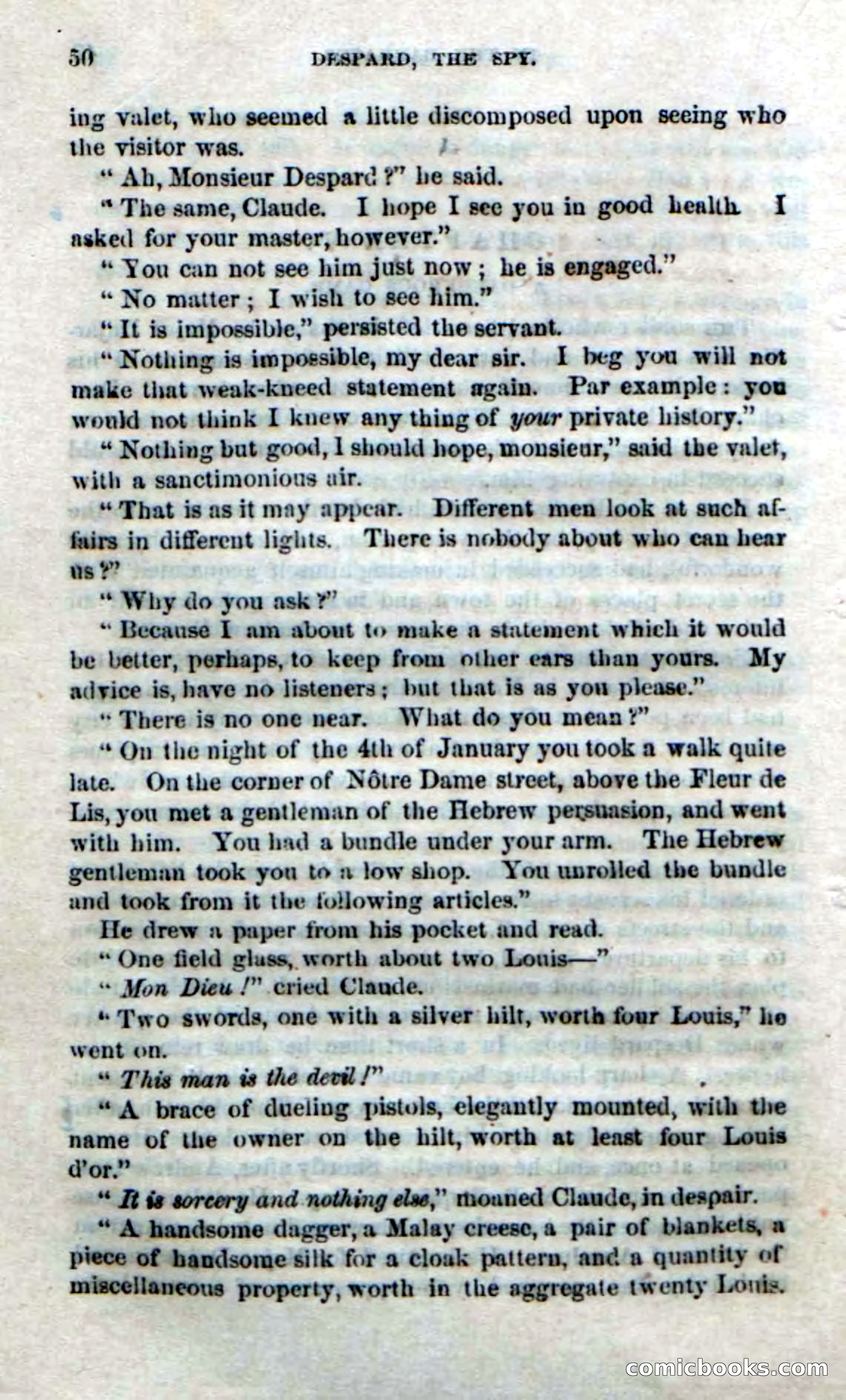 Beadle's Dime Novels No. 172: Despard, the Spy — page 48 of 100