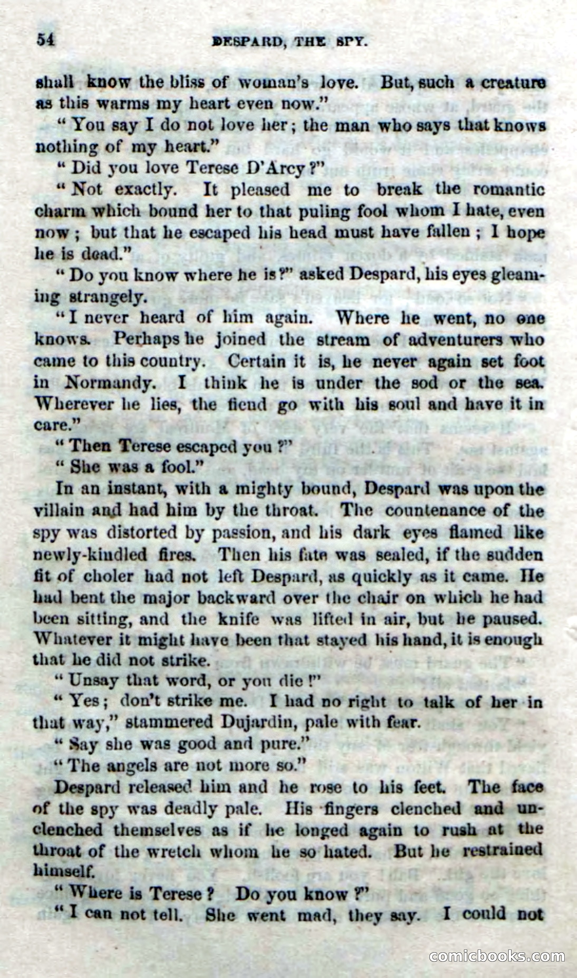 Beadle's Dime Novels No. 172: Despard, the Spy — page 52 of 100