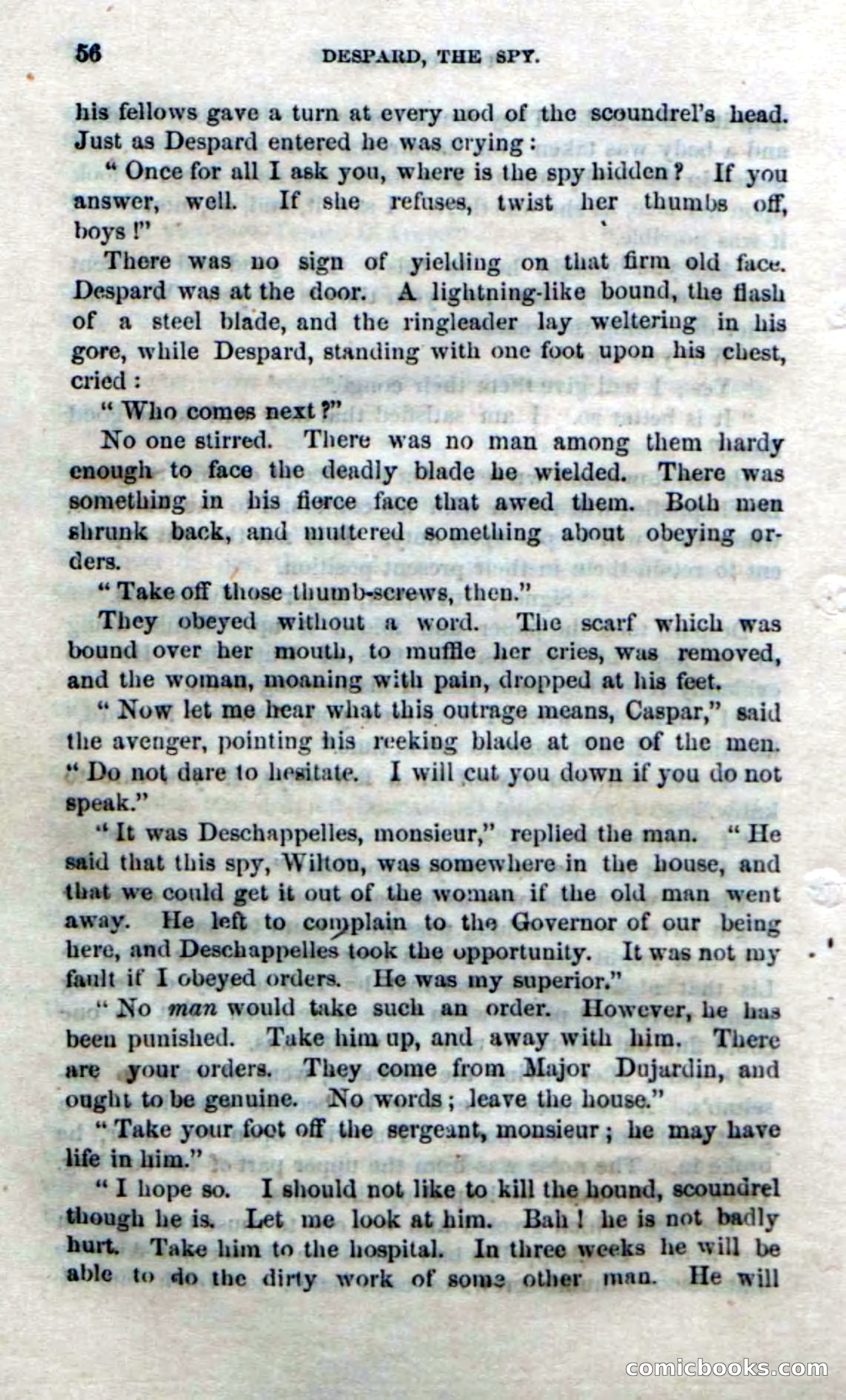 Beadle's Dime Novels No. 172: Despard, the Spy — page 54 of 100