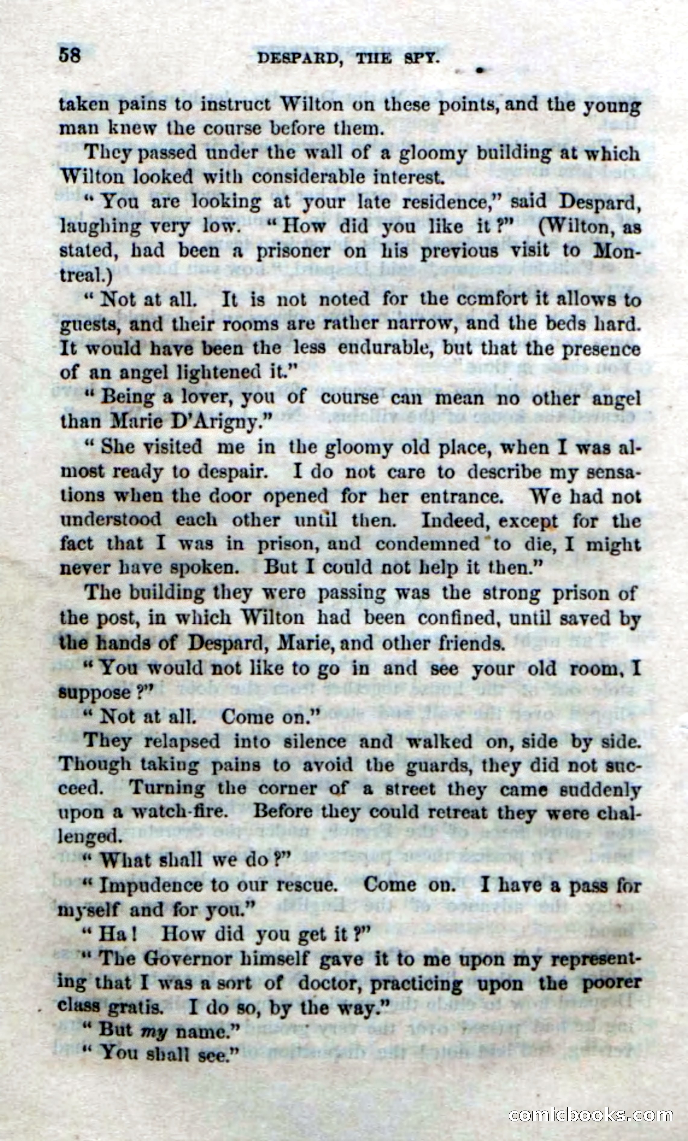 Beadle's Dime Novels No. 172: Despard, the Spy — page 56 of 100