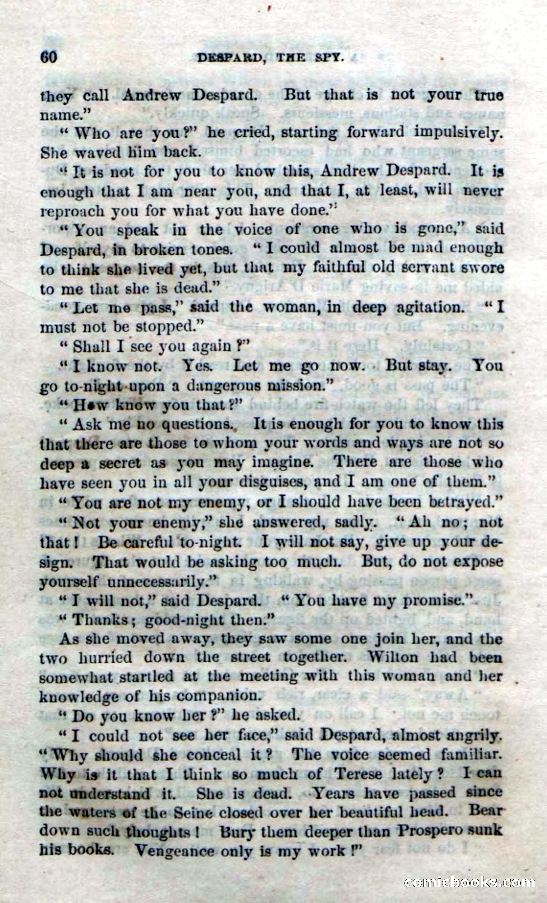 Beadle's Dime Novels No. 172: Despard, the Spy — page 58 of 100