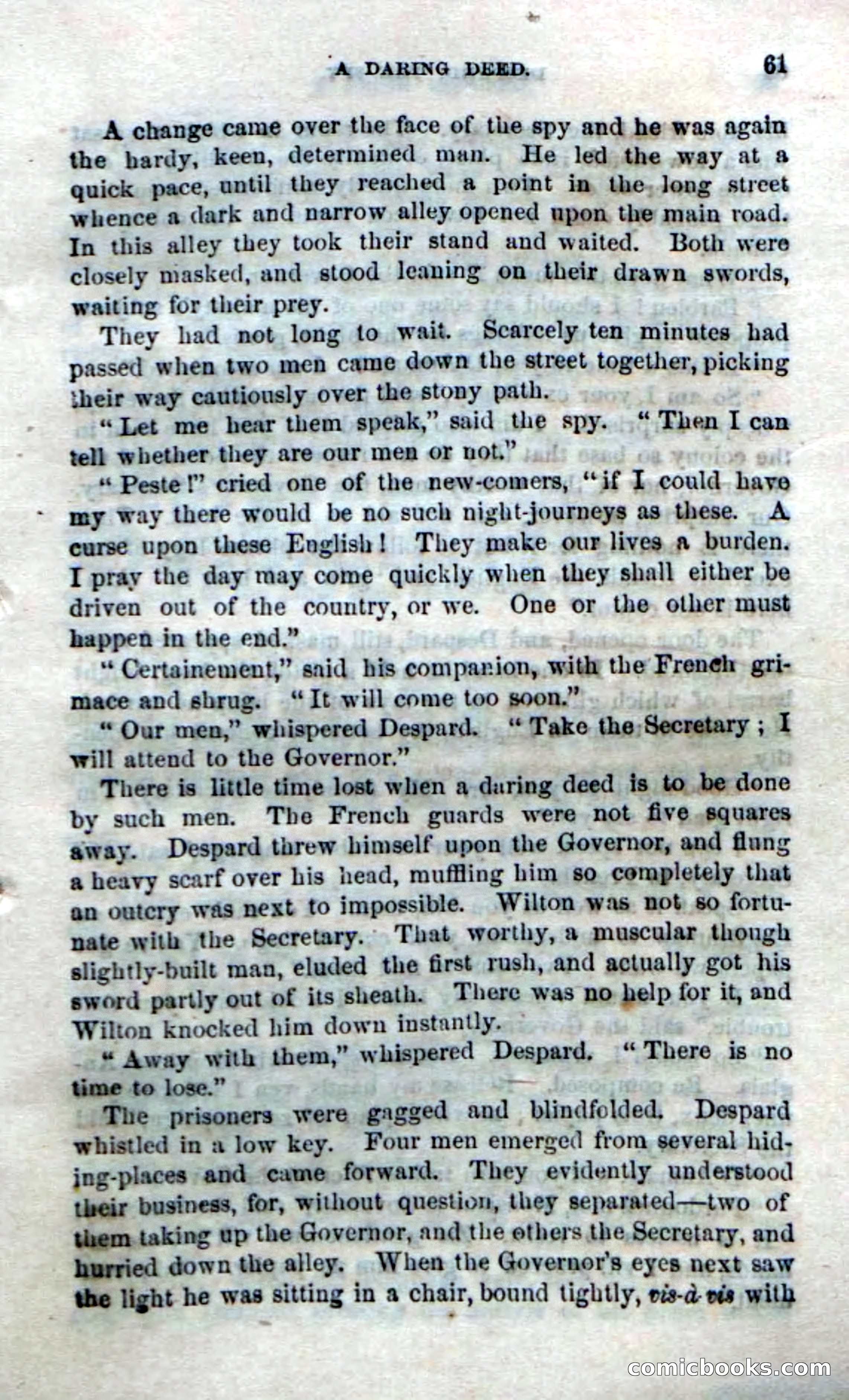 Beadle's Dime Novels No. 172: Despard, the Spy — page 59 of 100
