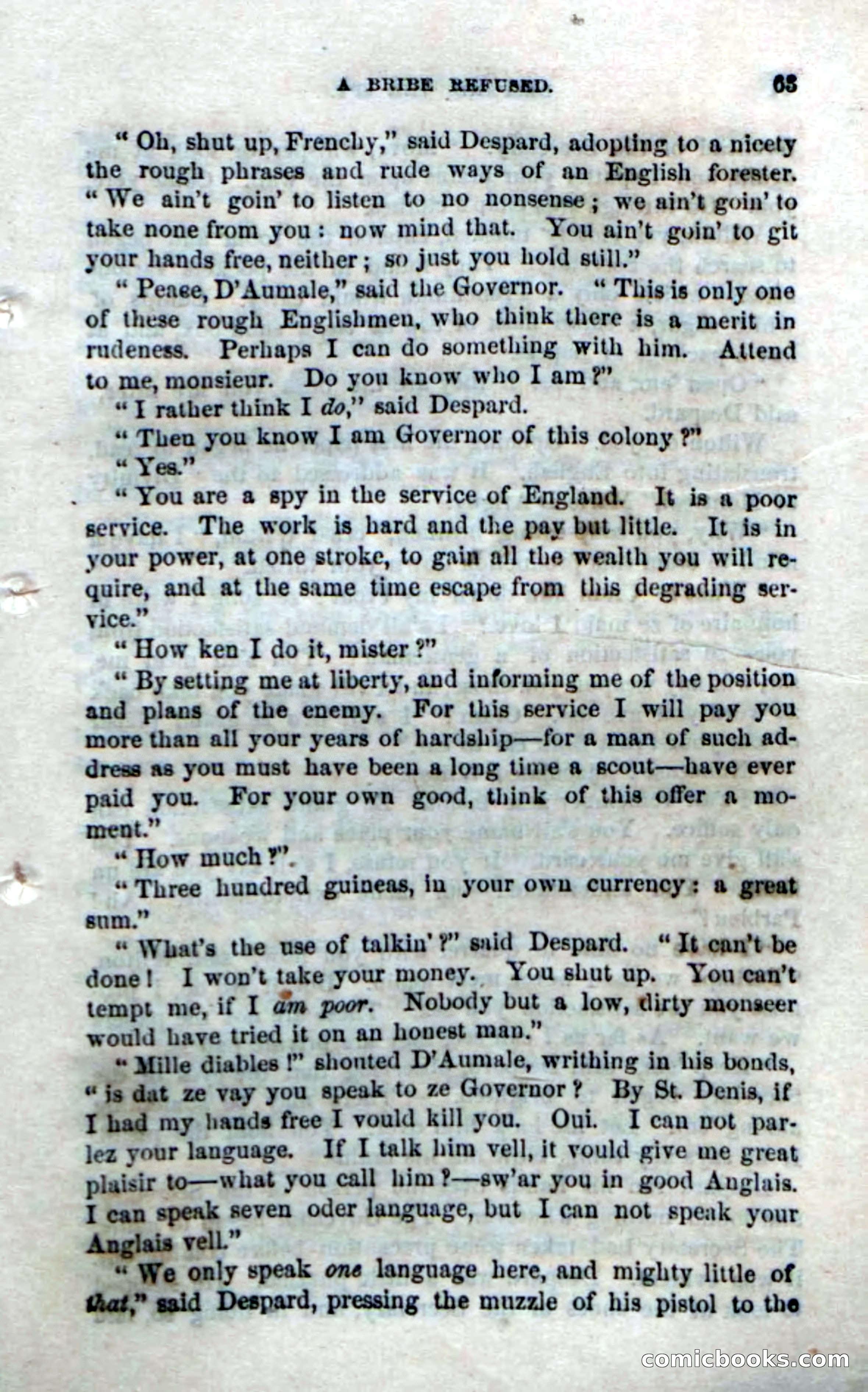 Beadle's Dime Novels No. 172: Despard, the Spy — page 61 of 100