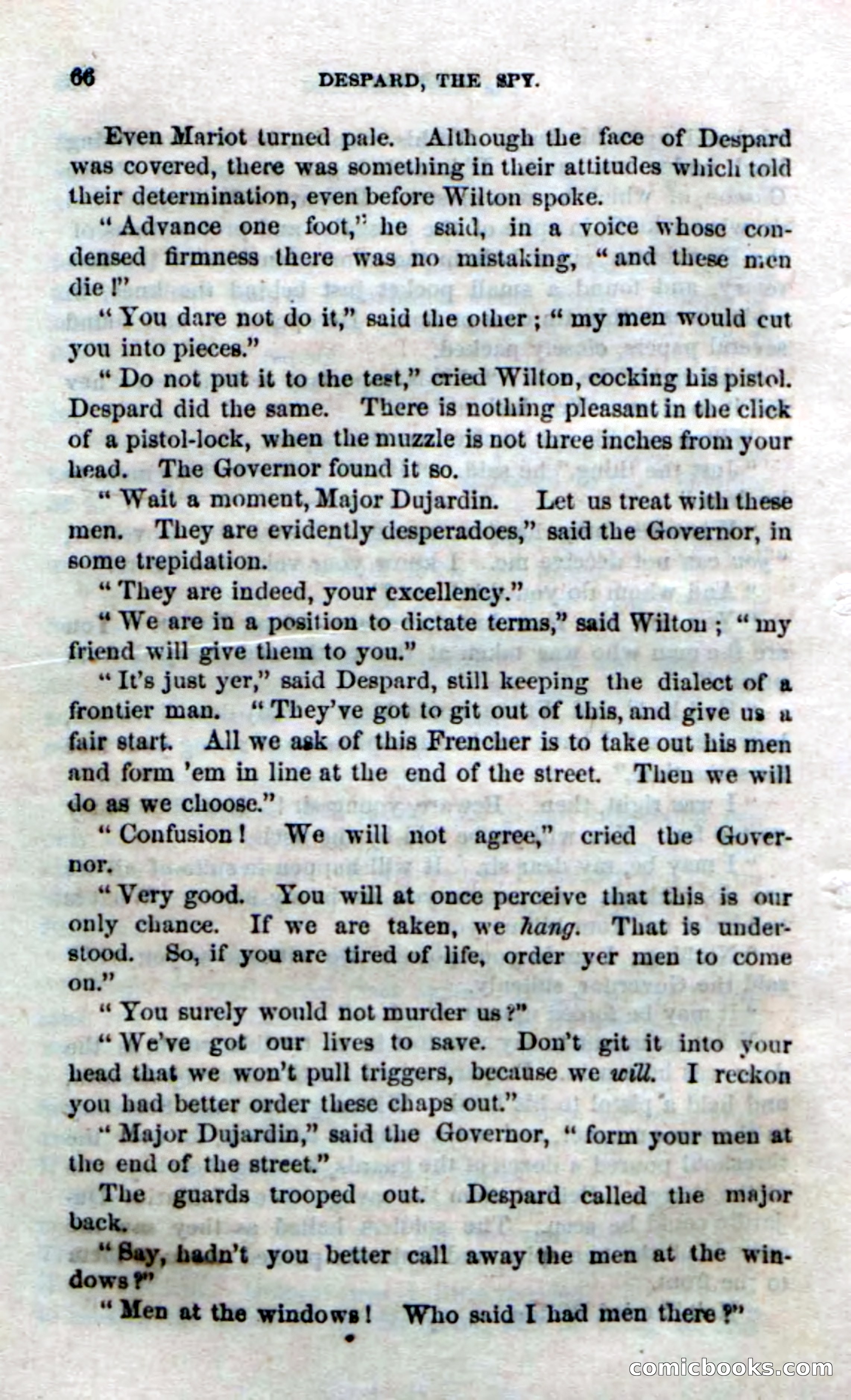 Beadle's Dime Novels No. 172: Despard, the Spy — page 64 of 100