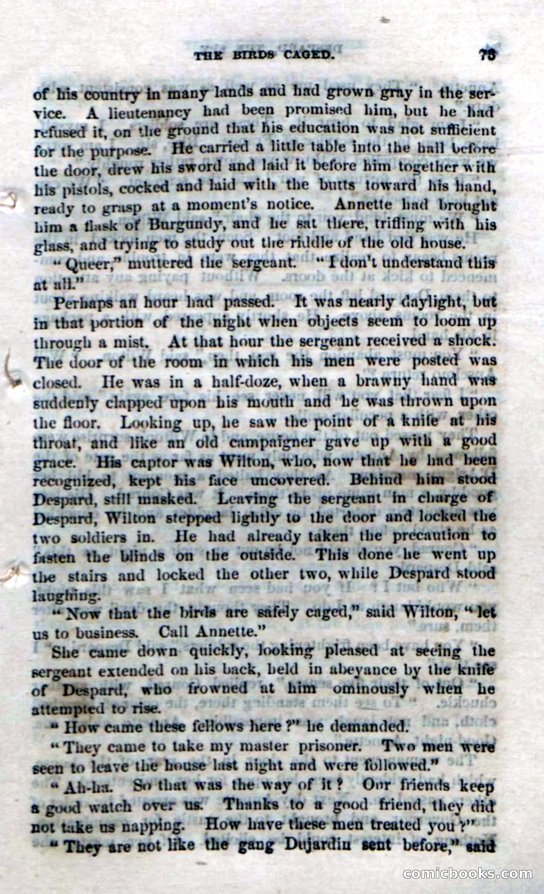 Beadle's Dime Novels No. 172: Despard, the Spy — page 71 of 100