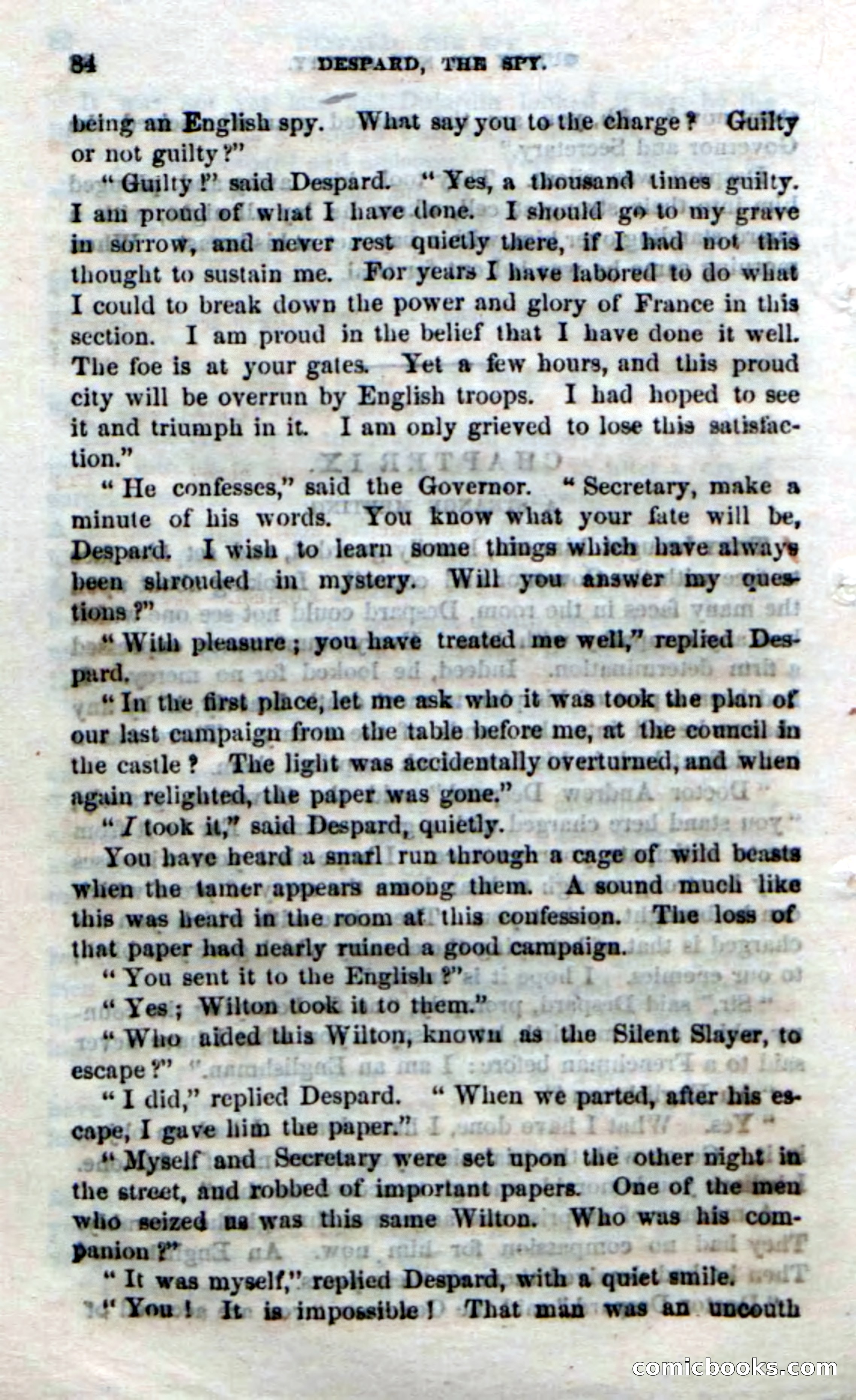 Beadle's Dime Novels No. 172: Despard, the Spy — page 82 of 100