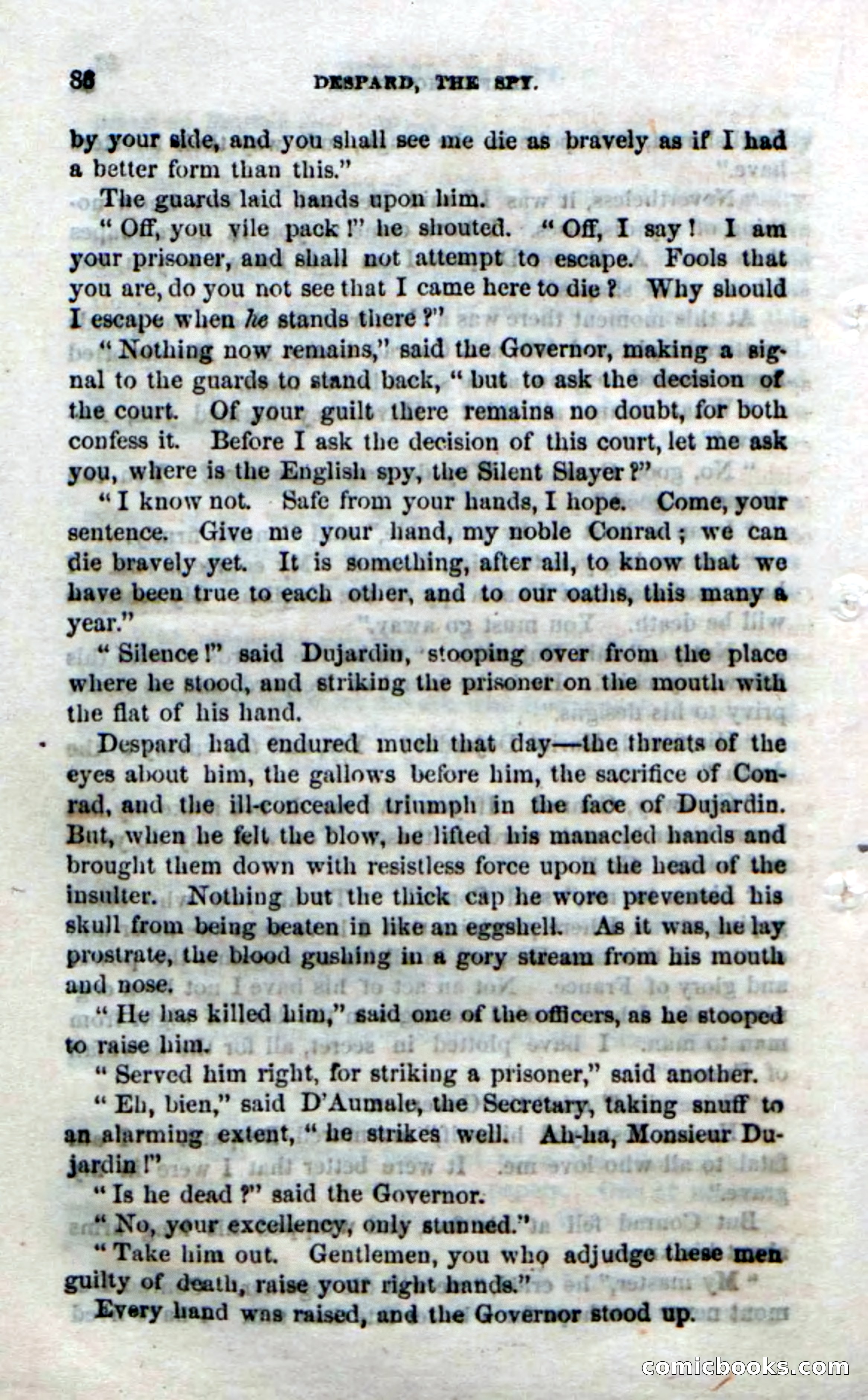 Beadle's Dime Novels No. 172: Despard, the Spy — page 84 of 100