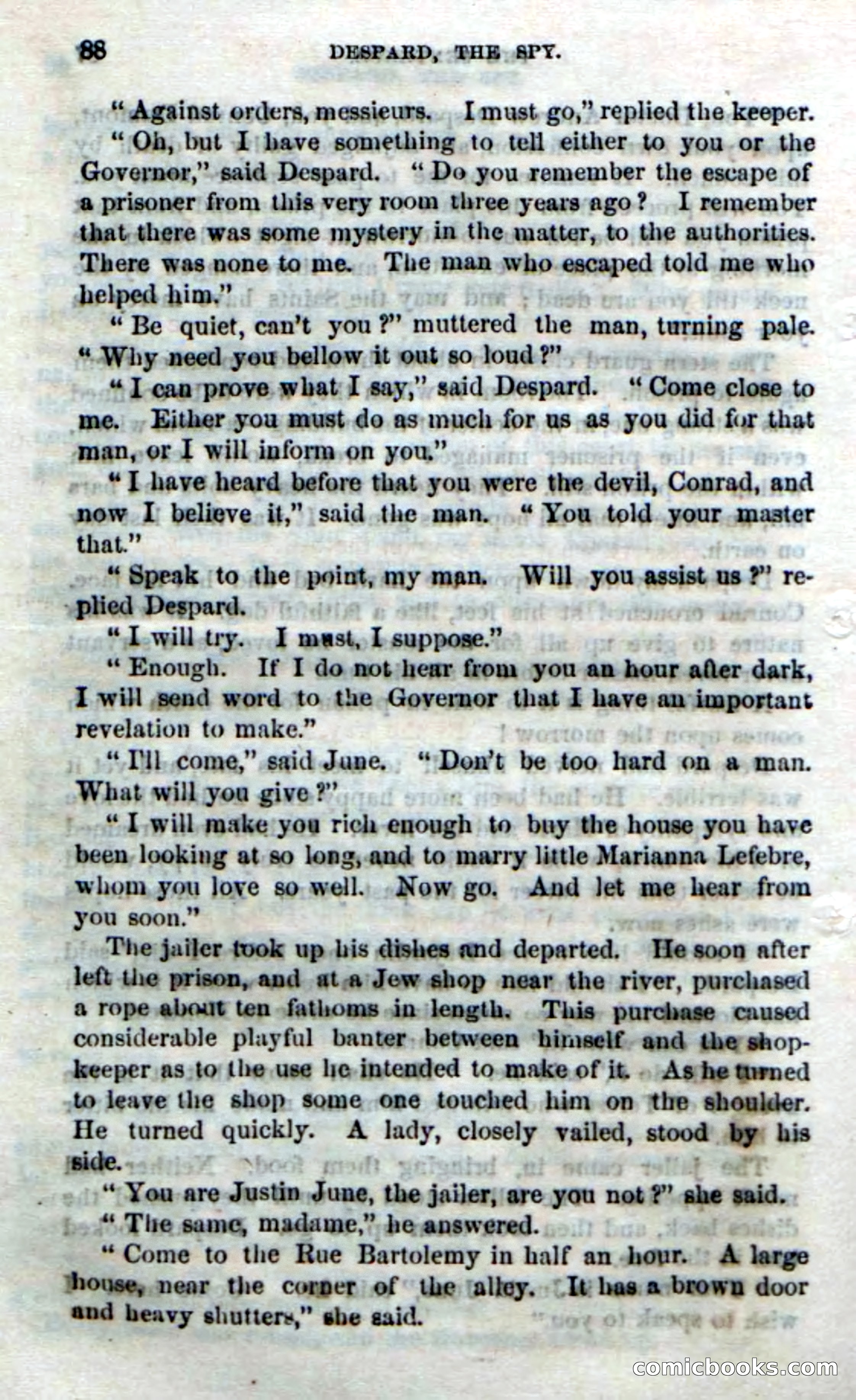 Beadle's Dime Novels No. 172: Despard, the Spy — page 86 of 100