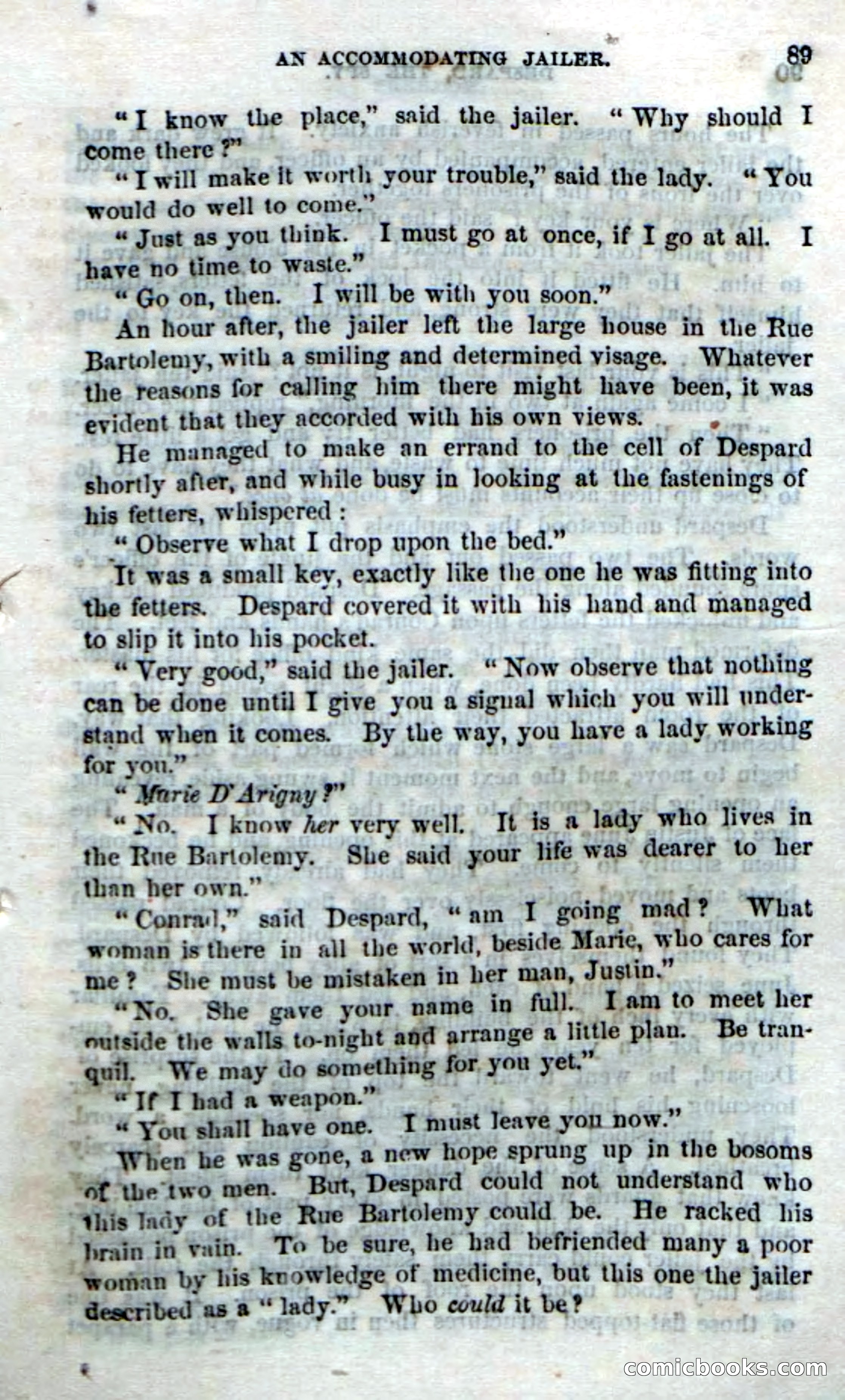 Beadle's Dime Novels No. 172: Despard, the Spy — page 87 of 100