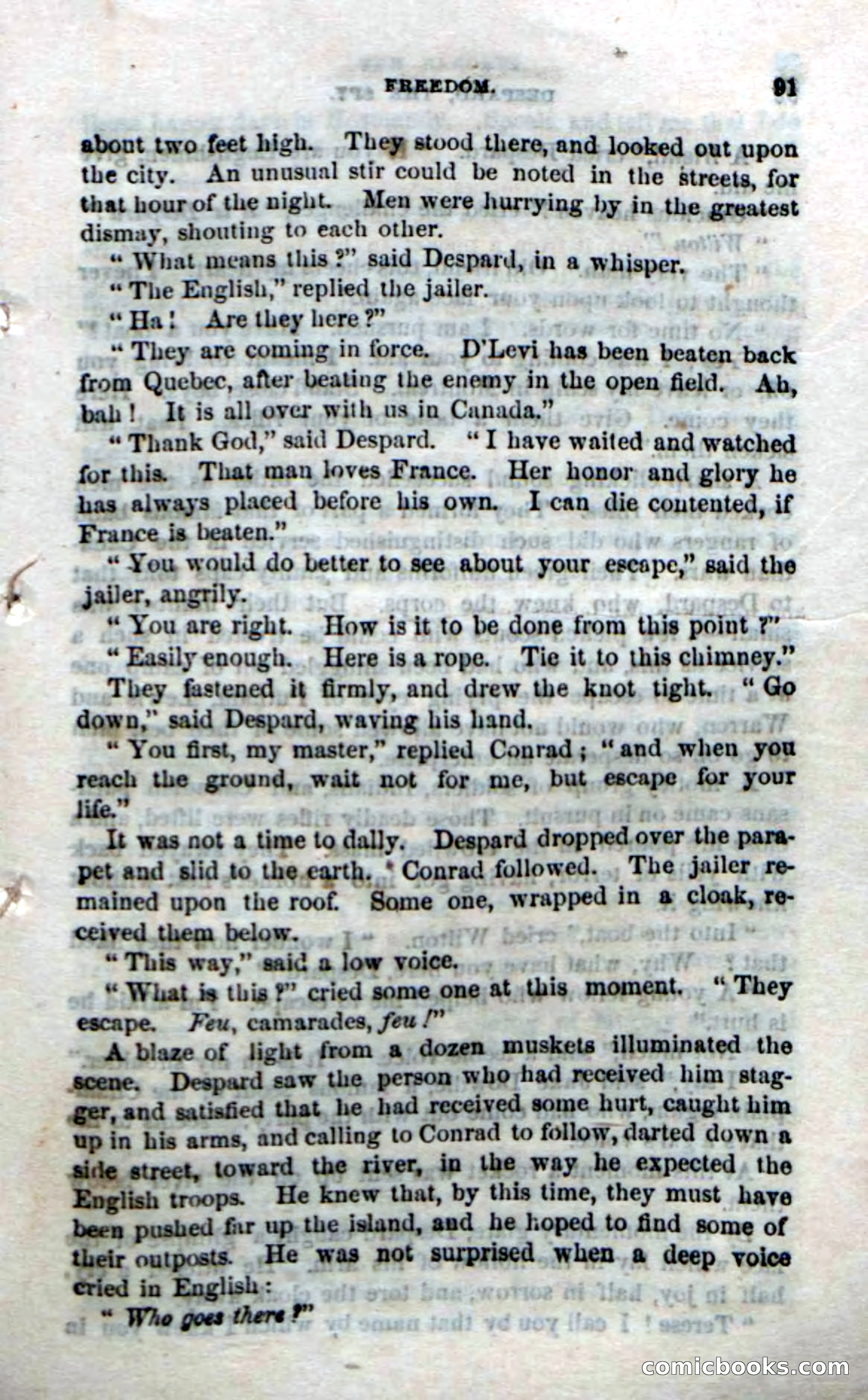 Beadle's Dime Novels No. 172: Despard, the Spy — page 89 of 100