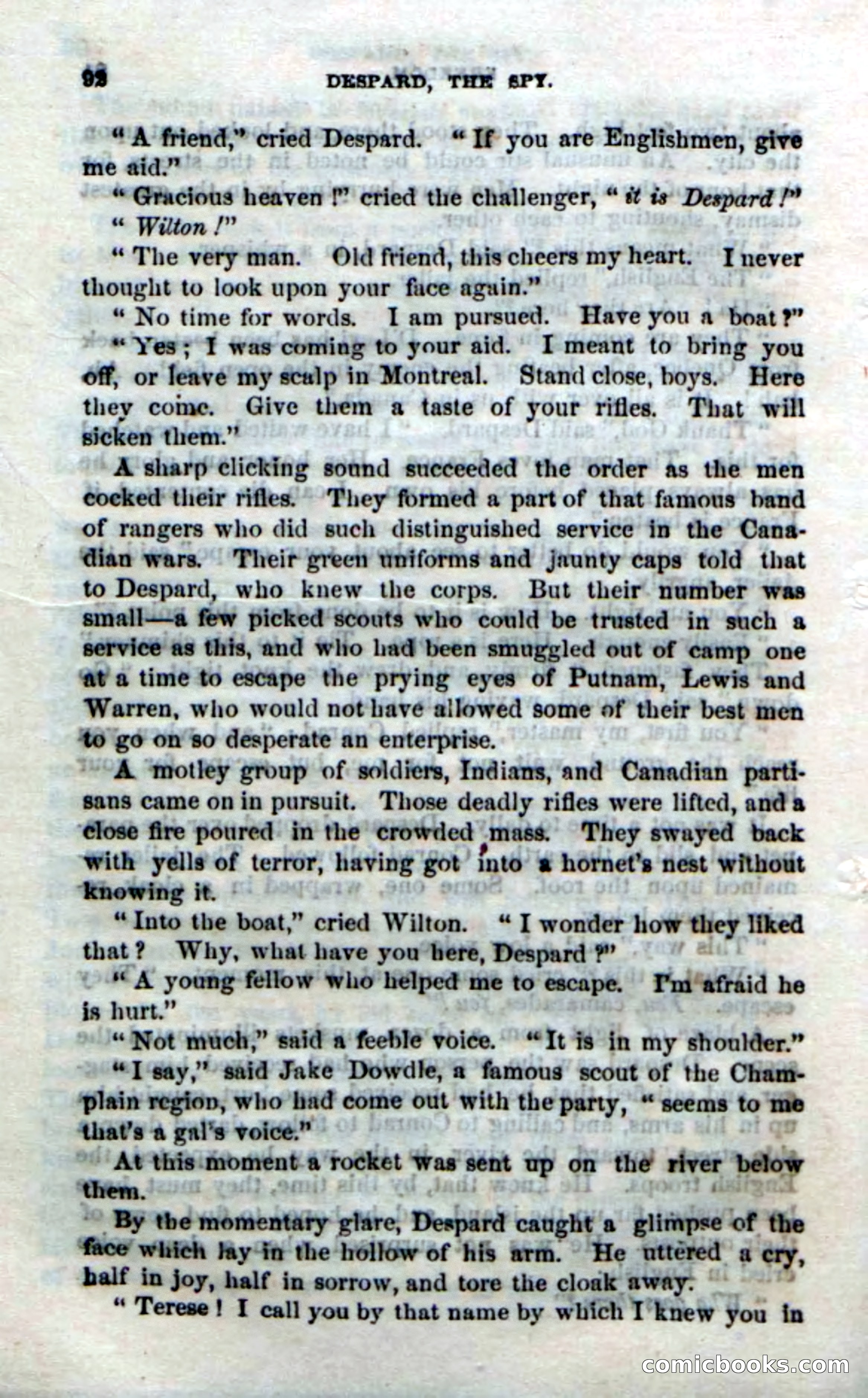 Beadle's Dime Novels No. 172: Despard, the Spy — page 90 of 100
