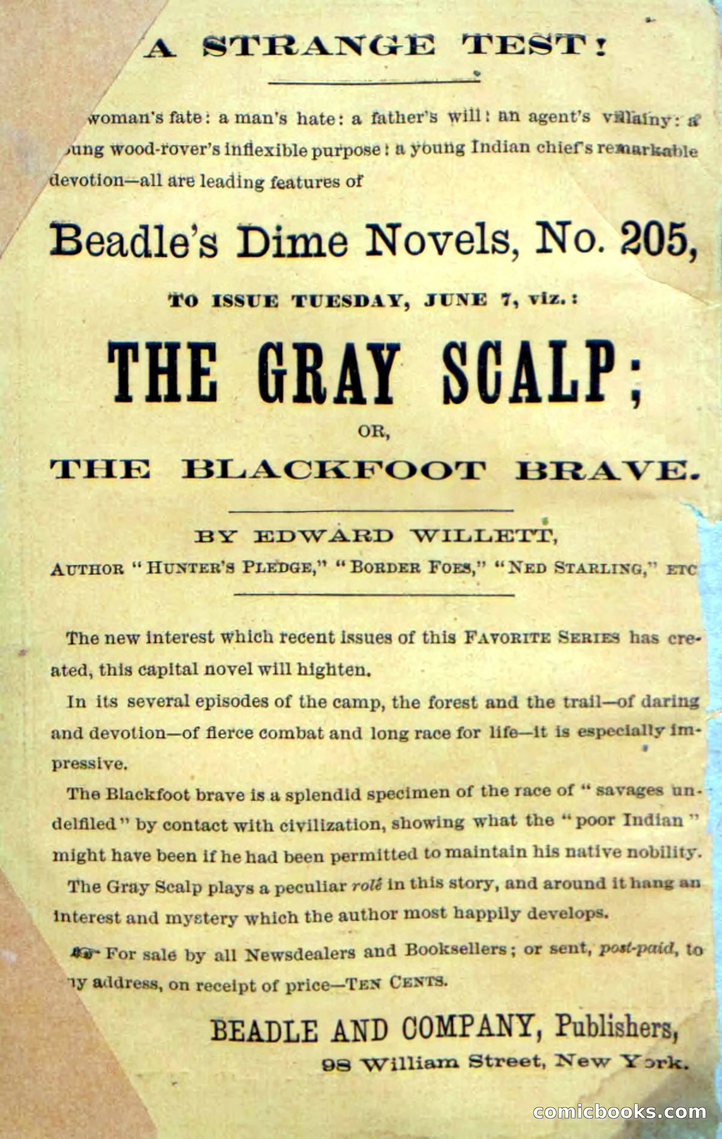 Beadle's Dime Novels No. 204: Metamora; or, The Forest King — page 2 of 98
