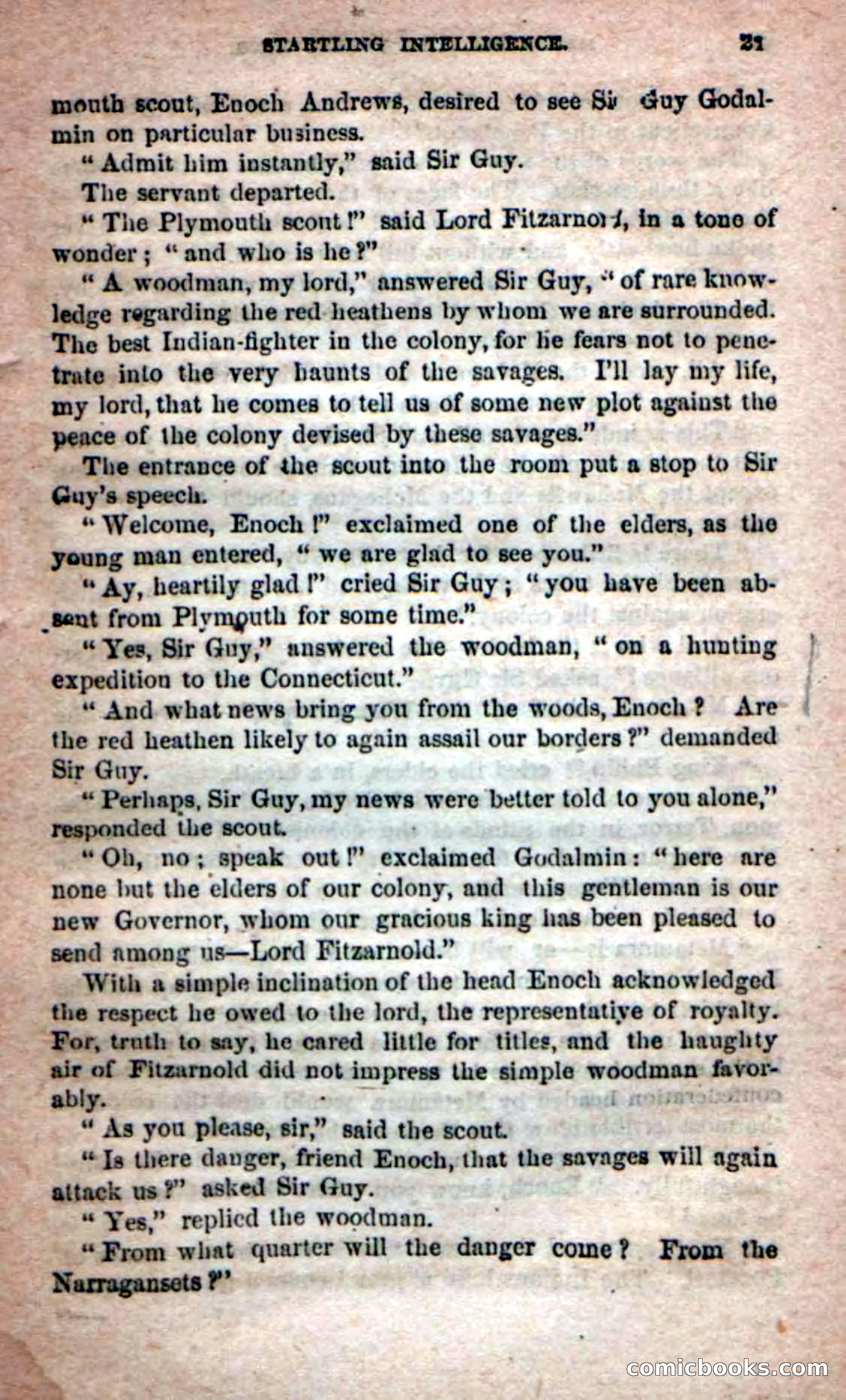 Beadle's Dime Novels No. 204: Metamora; or, The Forest King — page 19 of 98