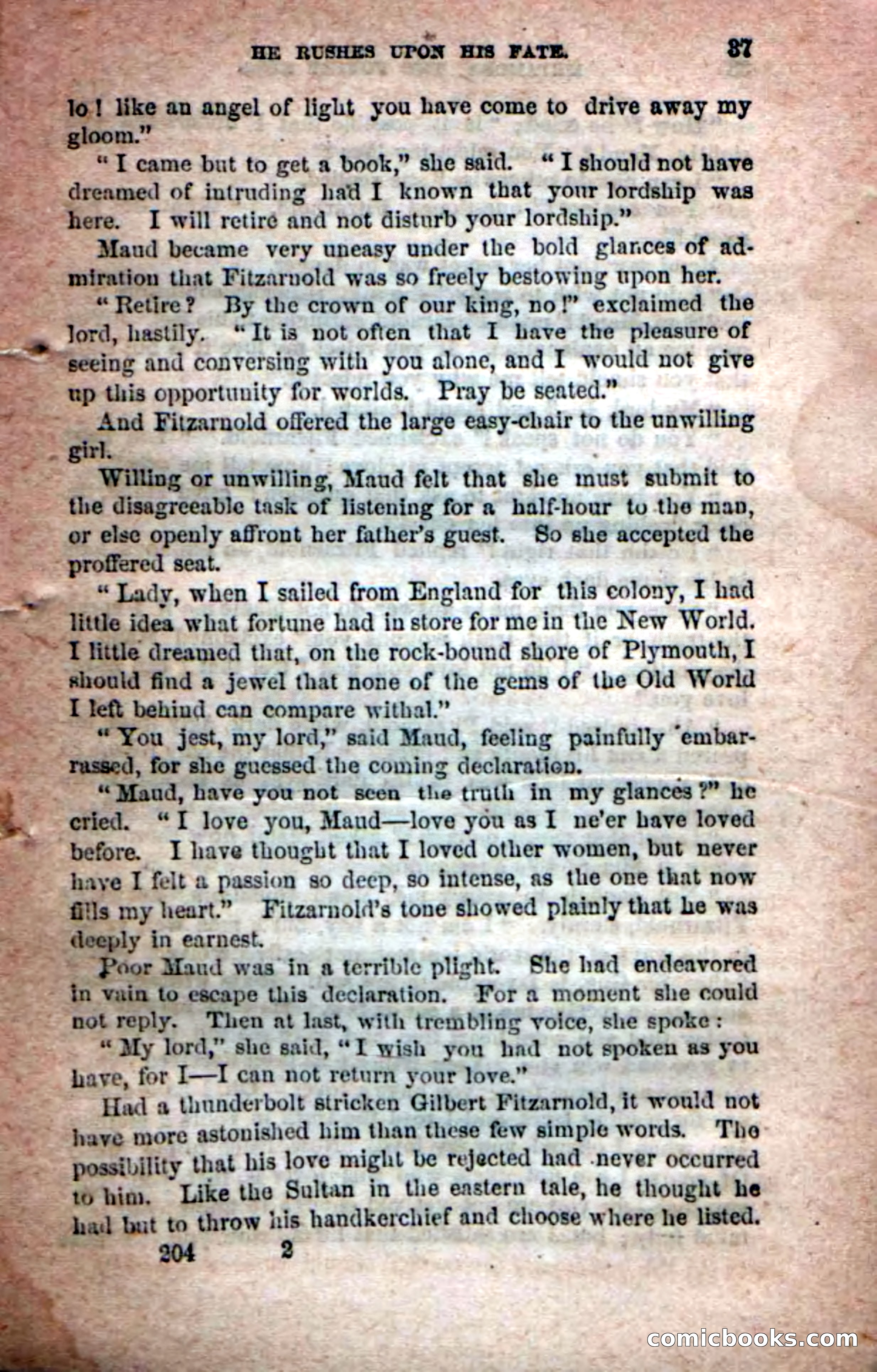 Beadle's Dime Novels No. 204: Metamora; or, The Forest King — page 35 of 98